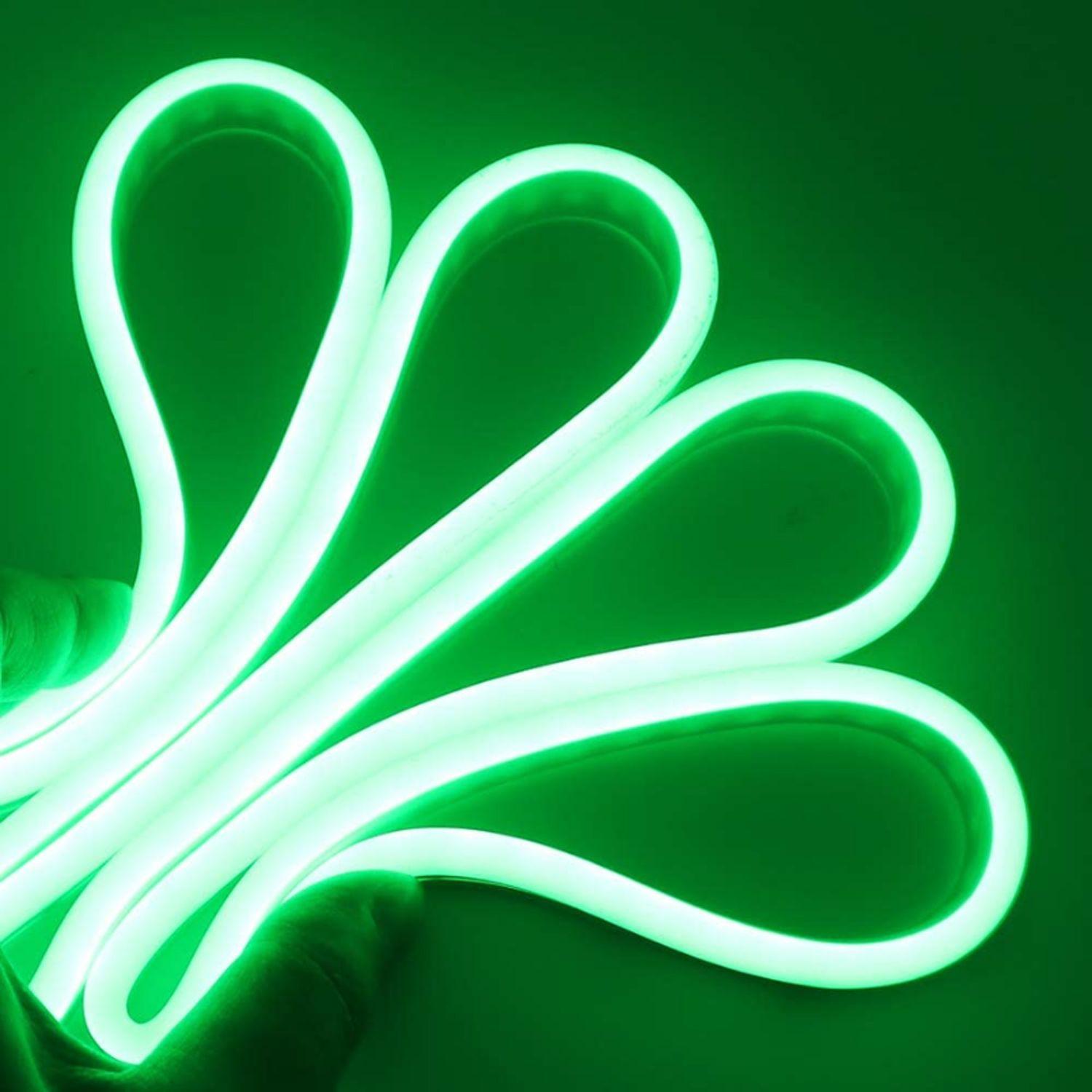 Cinta LED Neón Flexible 5M Colores - Verde-4