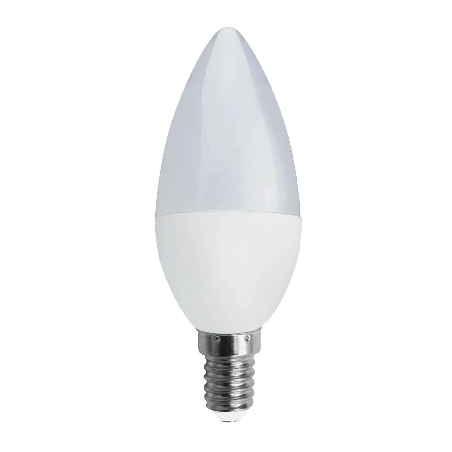 Ampolleta LED Vela E-14 5W  - Cálida-0