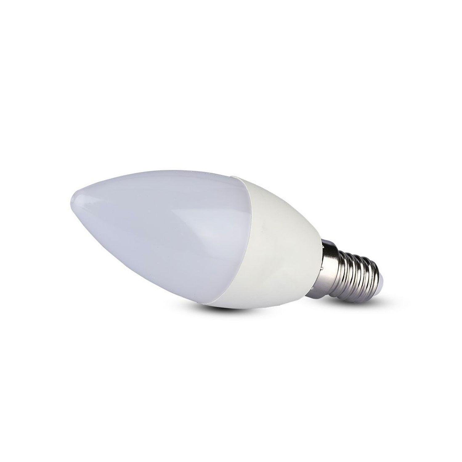 Ampolleta LED Vela E-14 5W  - Cálida-1