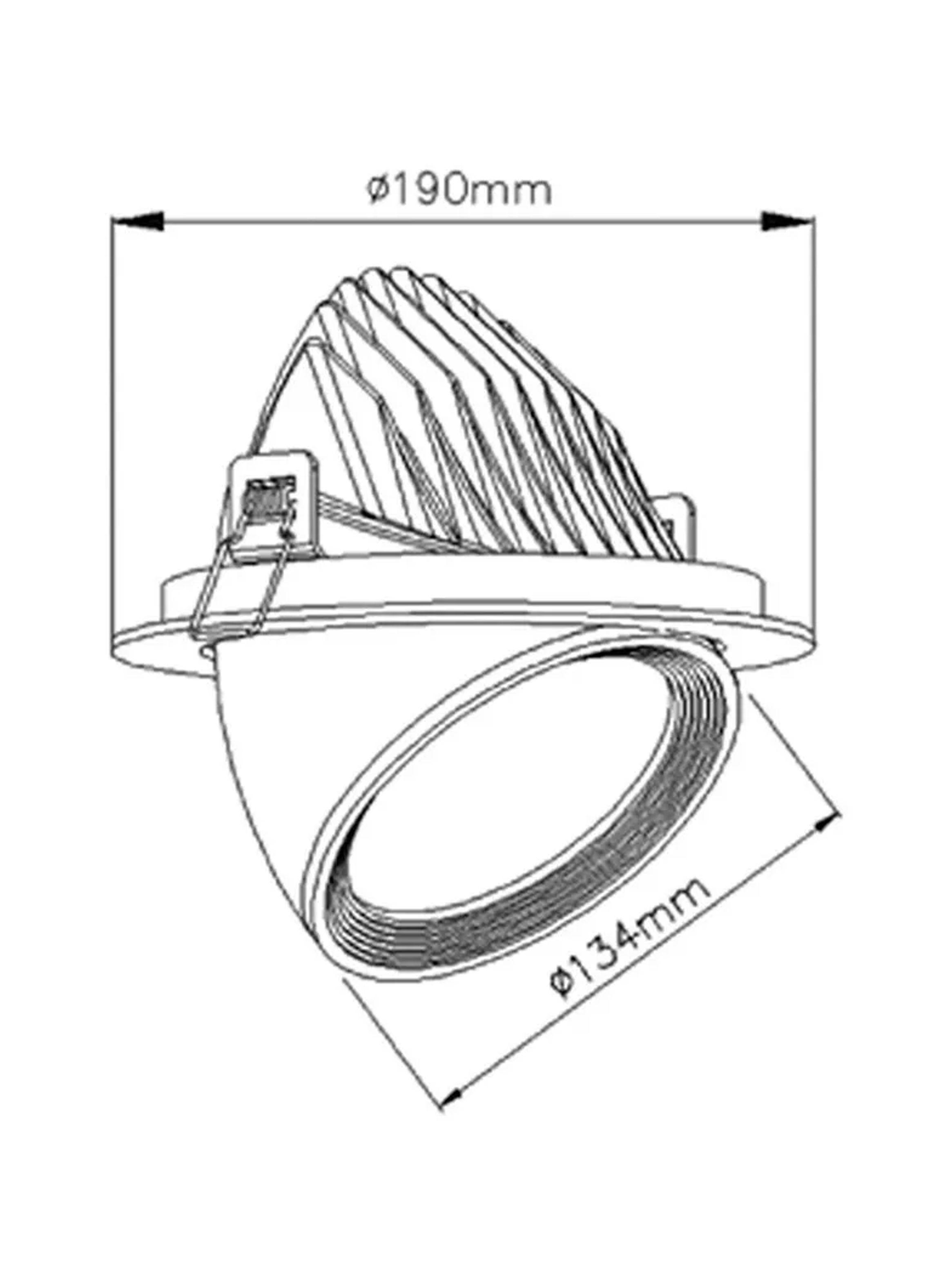 Foco LED Embutido Atlas 30W-1