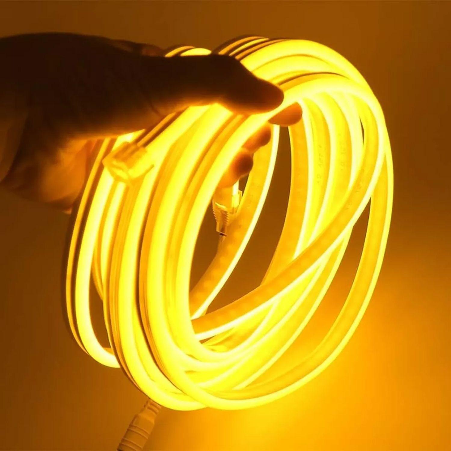 Cinta LED Neón Flexible 5M Colores - Dorado-3