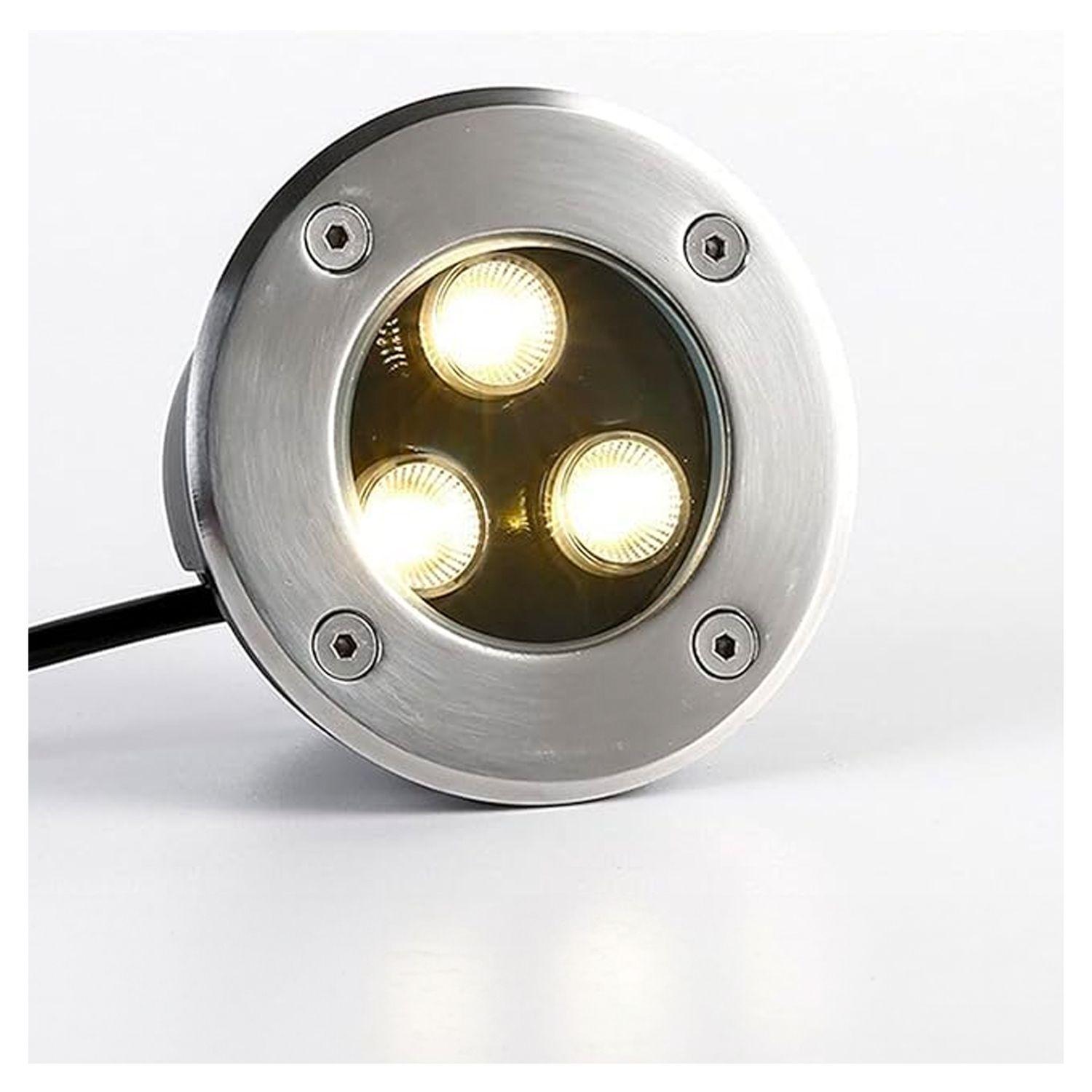 Foco LED De Piso 1W Luz Cálida IP 67-1