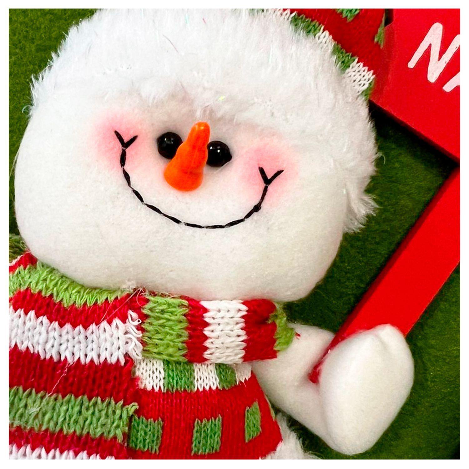 Bota Decorativa Navideña Rojo-Verde 43 cms-5