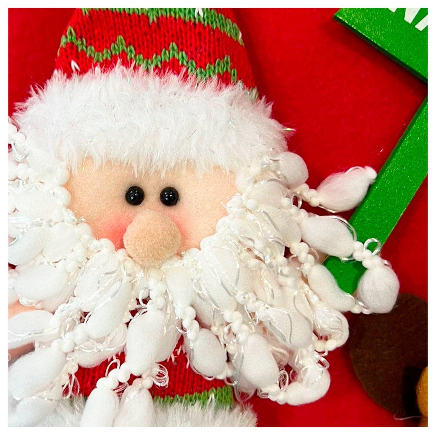 Bota Decorativa Navideña Rojo-Verde 43 cms-4