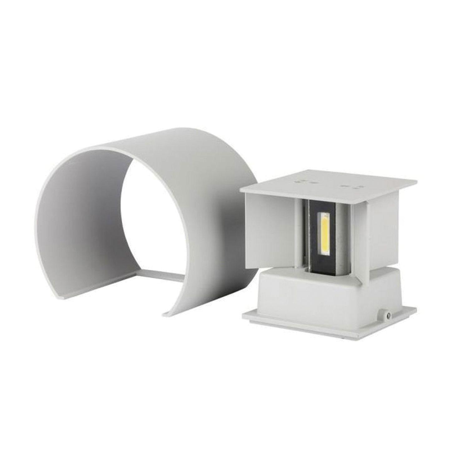 Apliqué LED Decorativo Para Pared 6W Gris-3