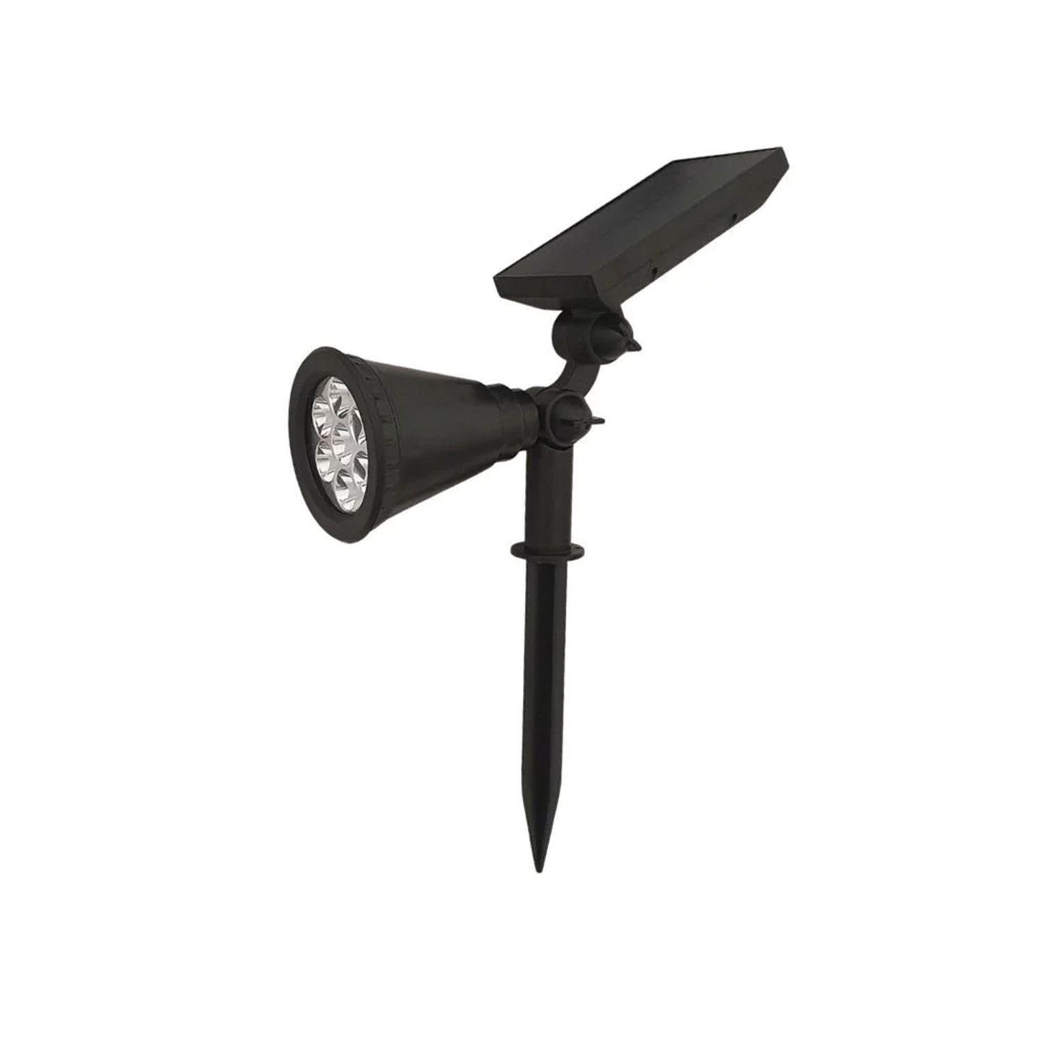 Pack 2 Foco Estaca Solar LED Gran Iluminación Garden Fría-1