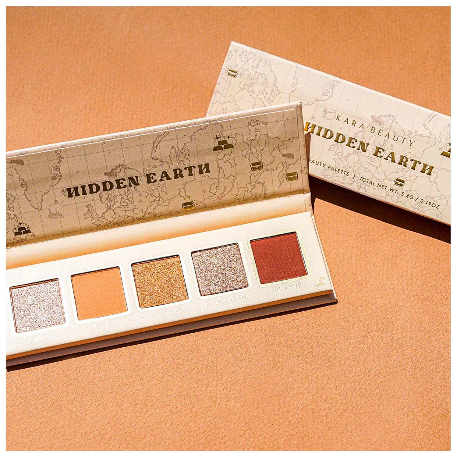 Set Labial, Sombras y Delineador “Hitting the Outdoors” Hidden Earth - Kara Beauty-6