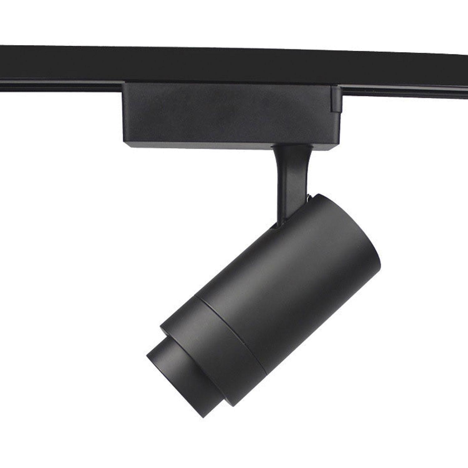 Foco Para Riel Ángulo Manual Monofásico 30W 4000K Negro-3