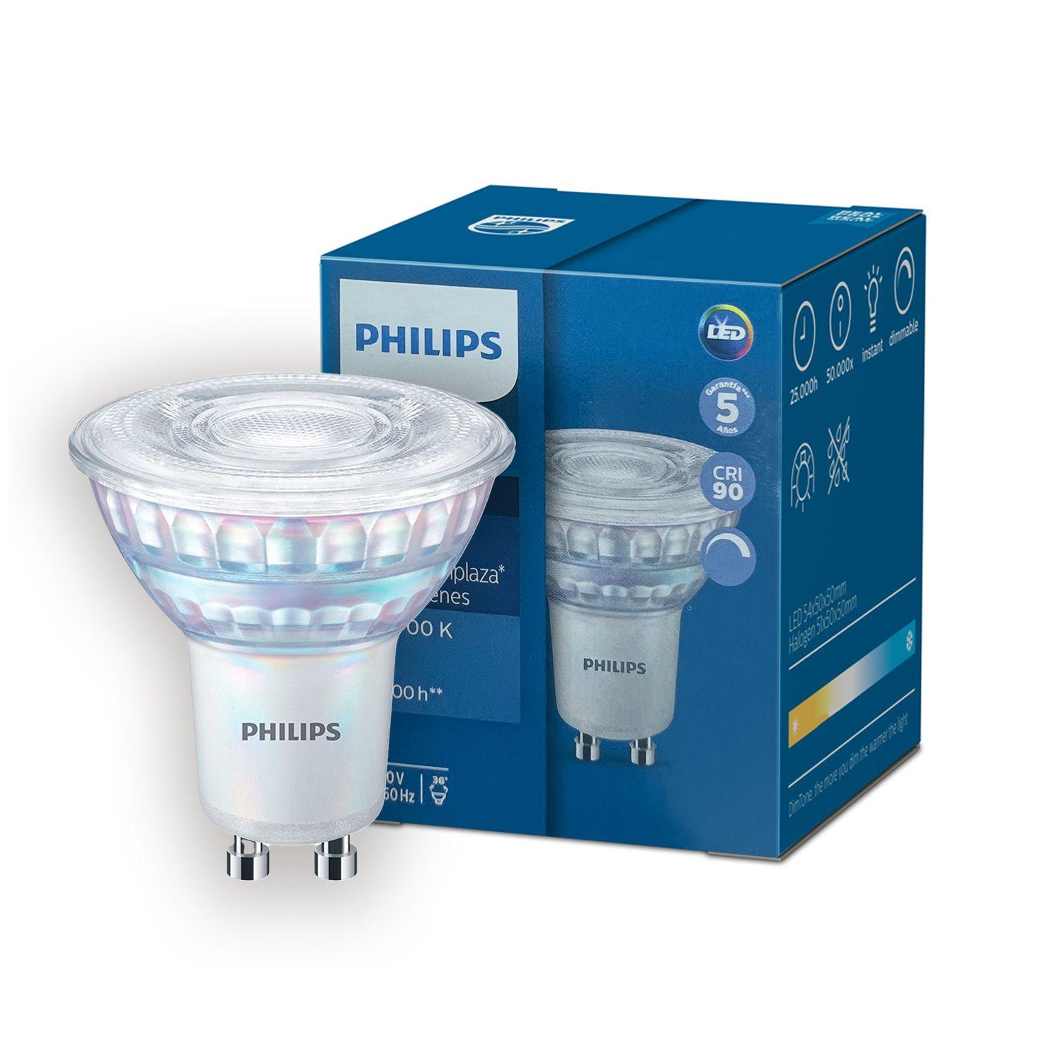 Pack 10 Ampolleta Philips Dimeable MasLed Spot VLE 7W GU10 - Neutro-2