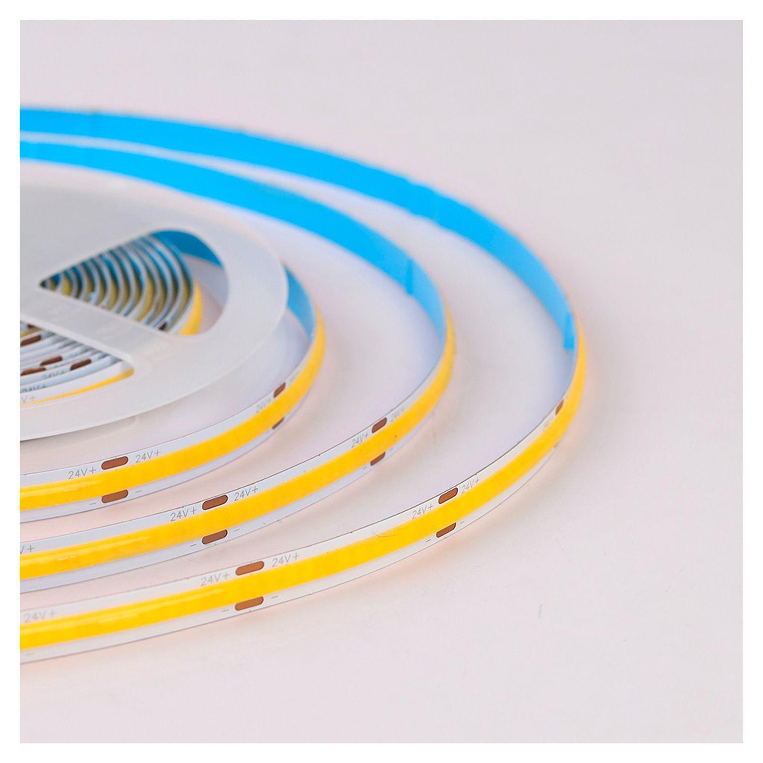Cinta LED COB 12V 320LEDS 9.5W/M 5M - Frío-2