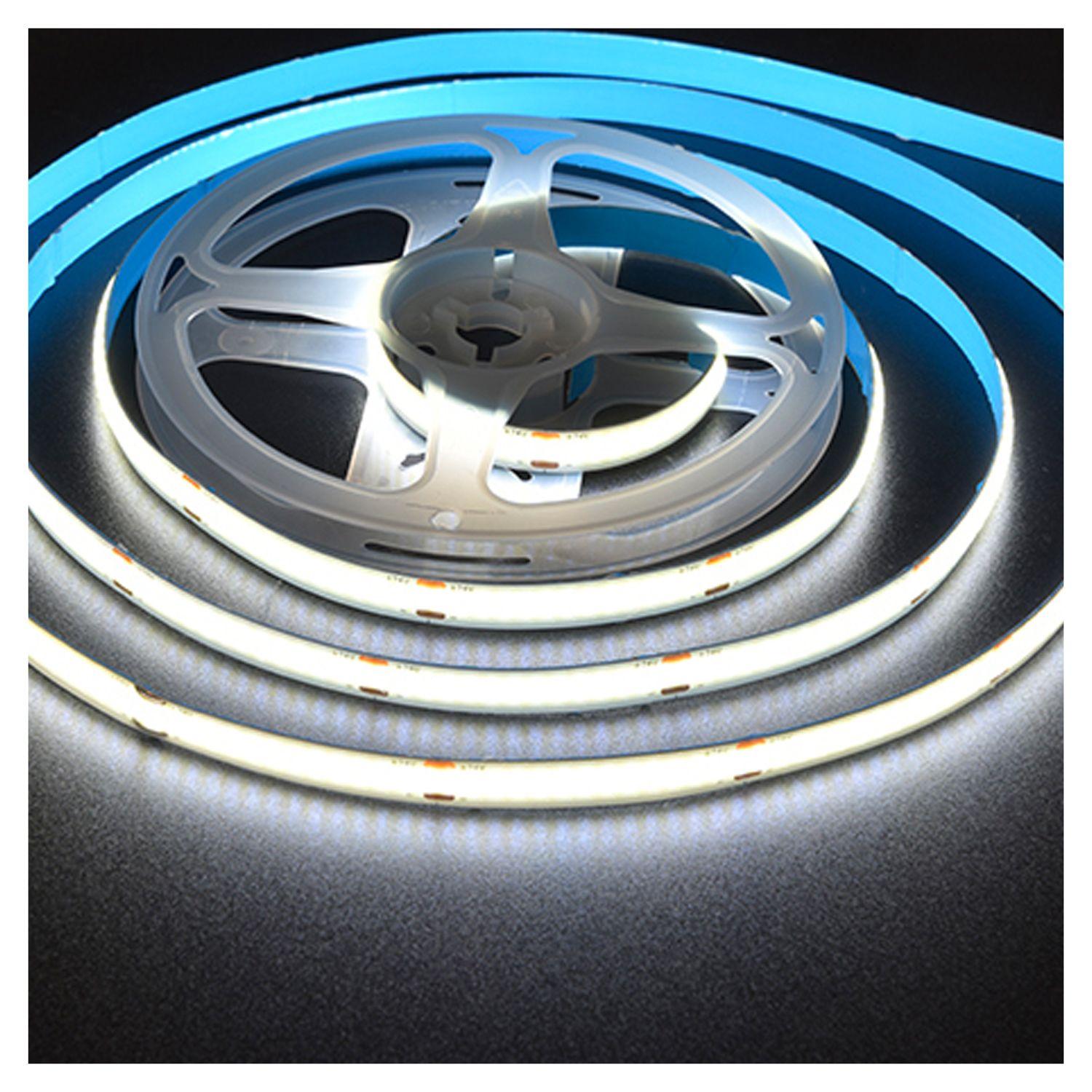 Cinta LED COB 12V 320LEDS 9.5W/M 5M - Frío-3