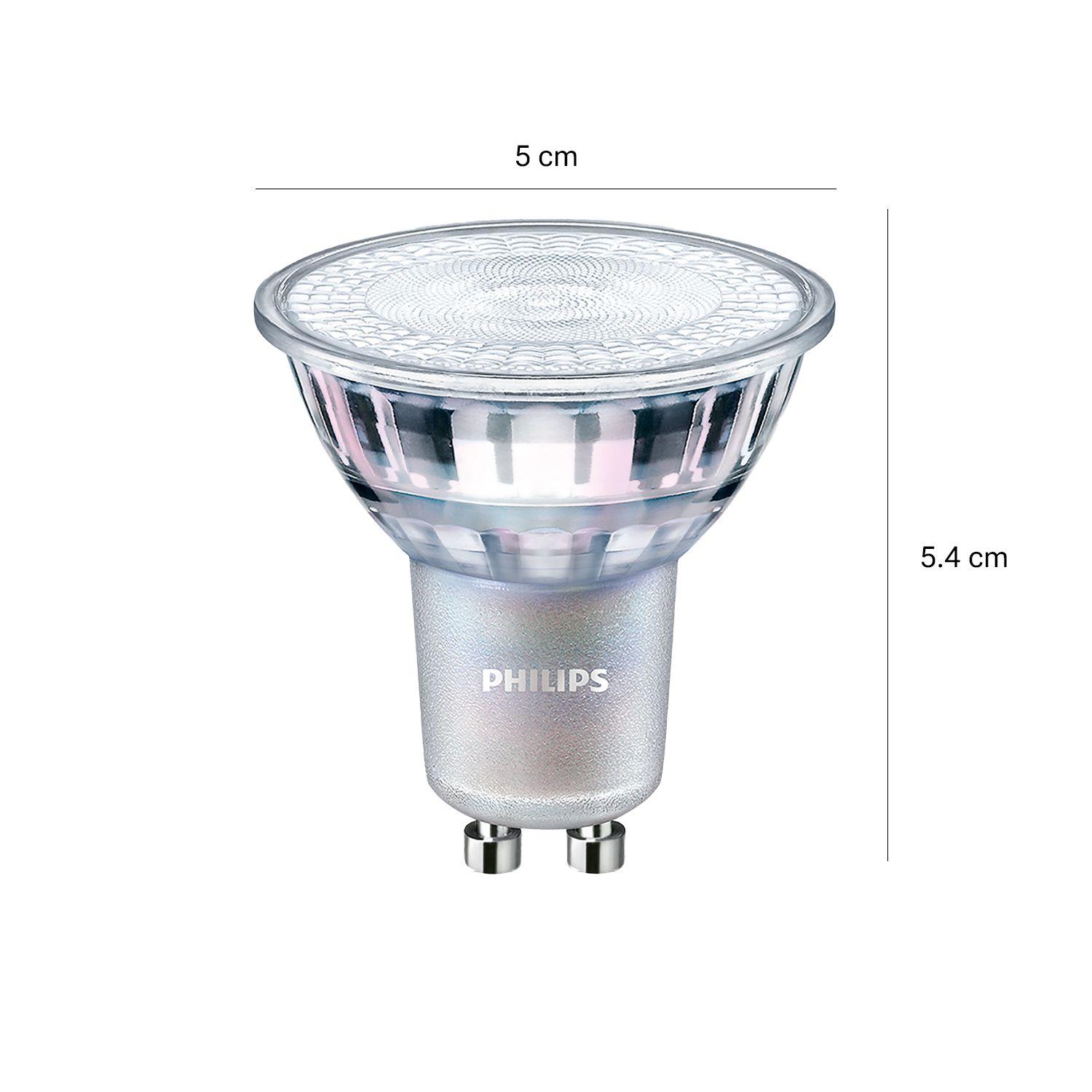 Pack 10 Ampolleta Philips Dimeable MasLed Spot VLE 5W GU10 - Cálido-1