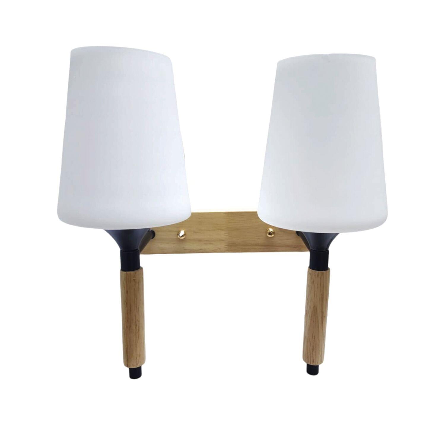 Apliqué de Pared Doble Lusitania Porta E-27 Incluye Ampolleta Cálida-1