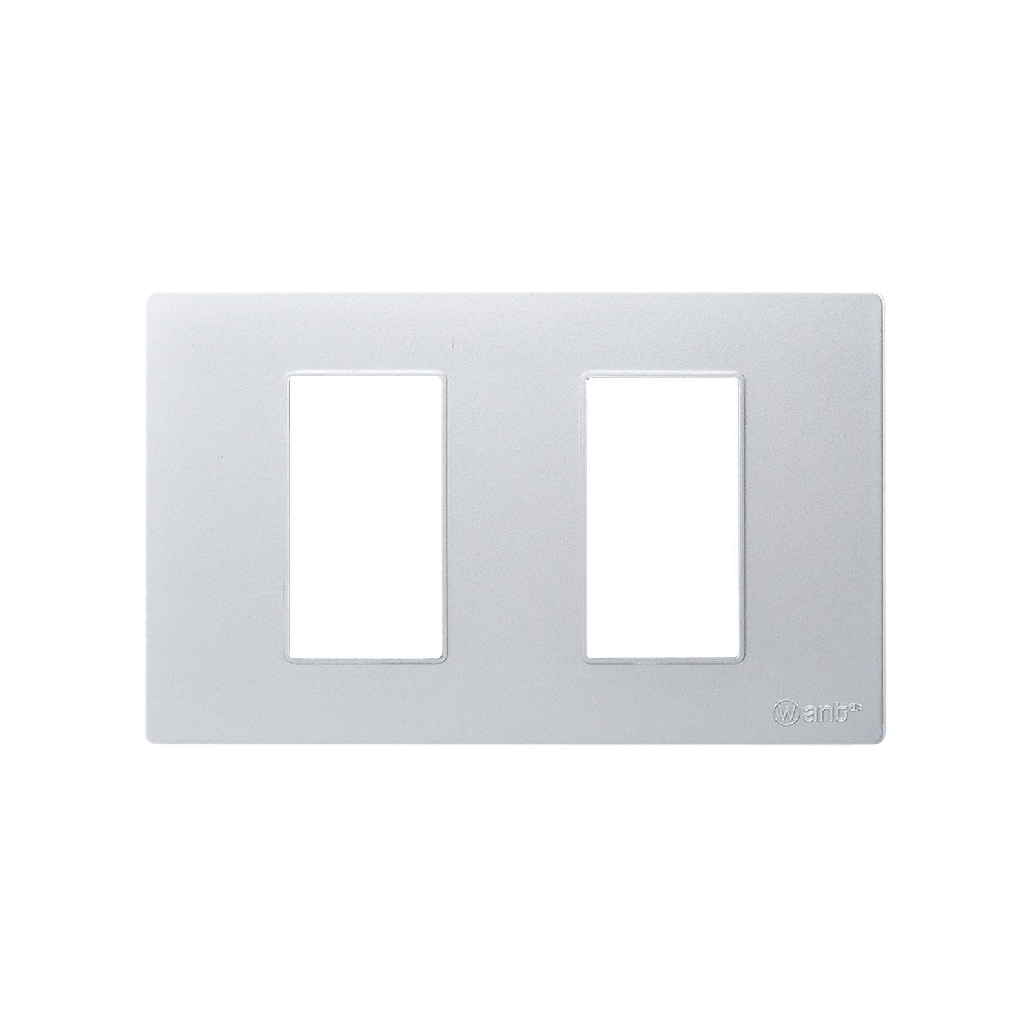 Pack 20 Placas Doble con Soporte Metálico - Plata-3