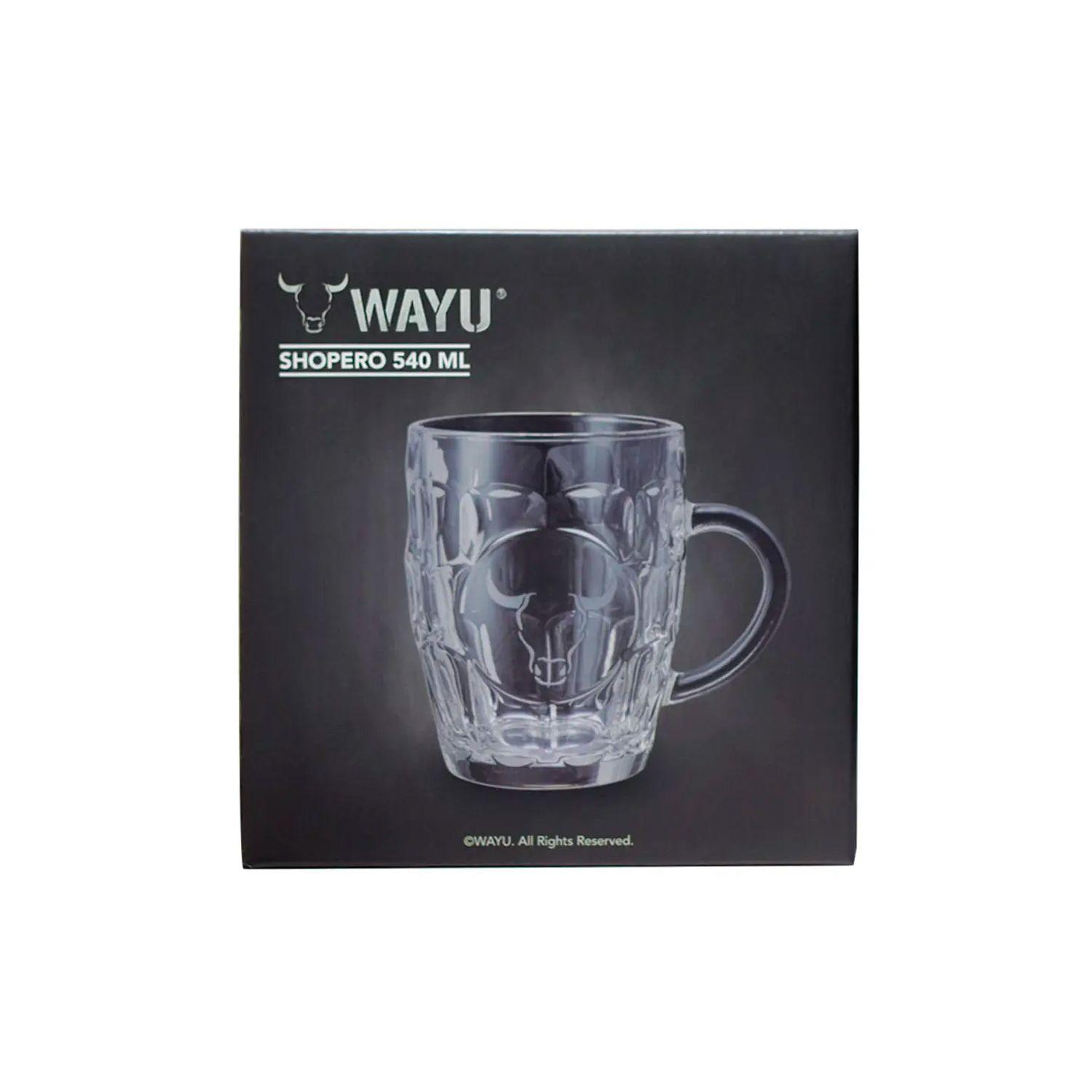 Vaso Shopero de Vidrio 540 ml - Wayu-3