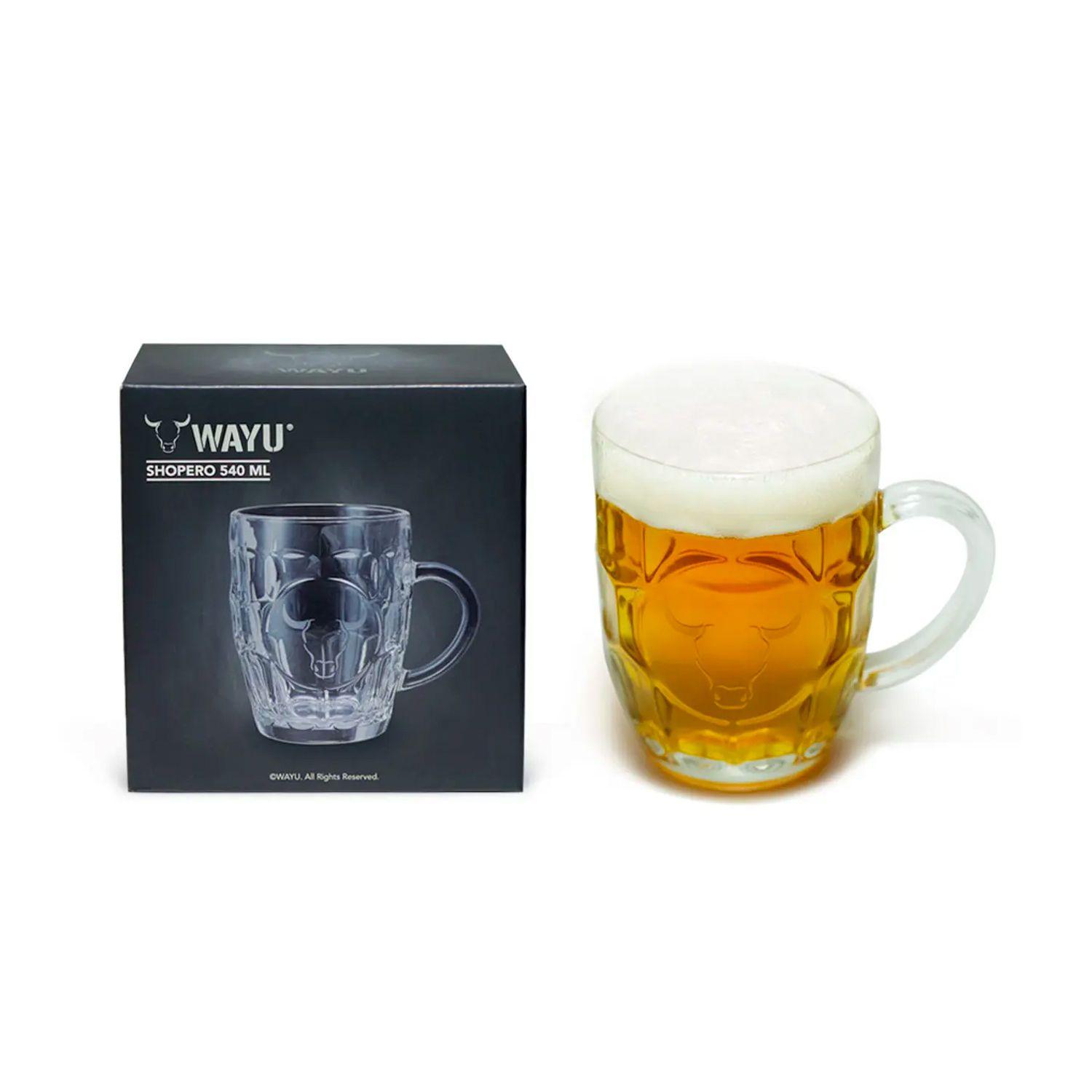 Vaso Shopero de Vidrio 540 ml - Wayu-2
