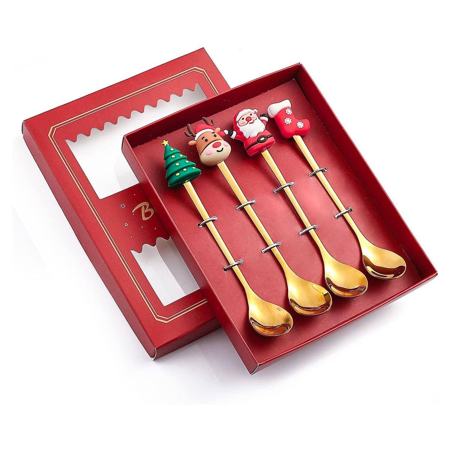 Set 8 Cucharas Navidad Diferentes Diseños-2