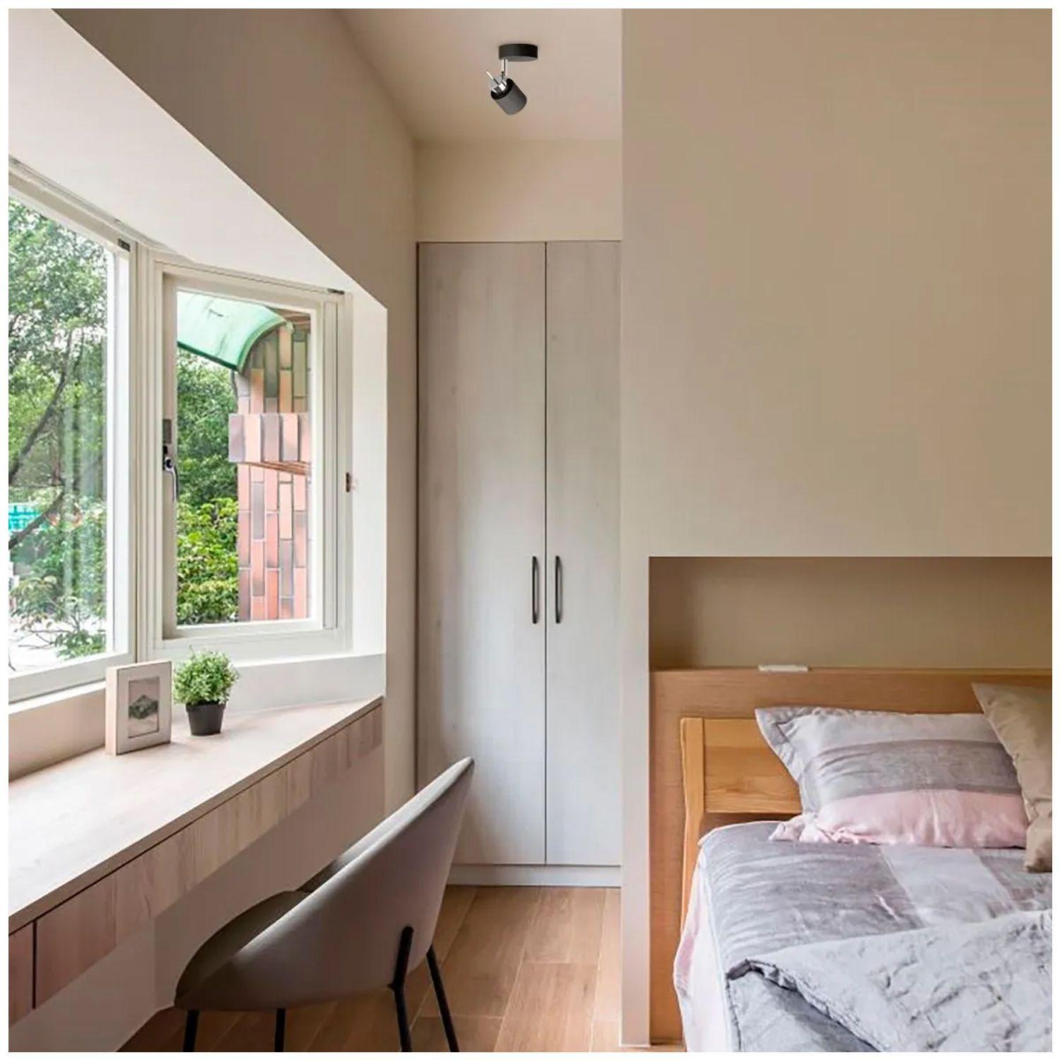 Foco Philips Meranti Spotlight Negro x1 GU10 Incluye Ampolleta Fría -2