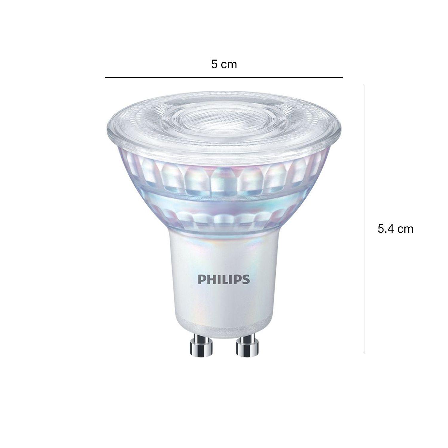 Pack 10 Ampolleta Philips Dimeable MasLed Spot VLE 7W GU10 - Cálido-1