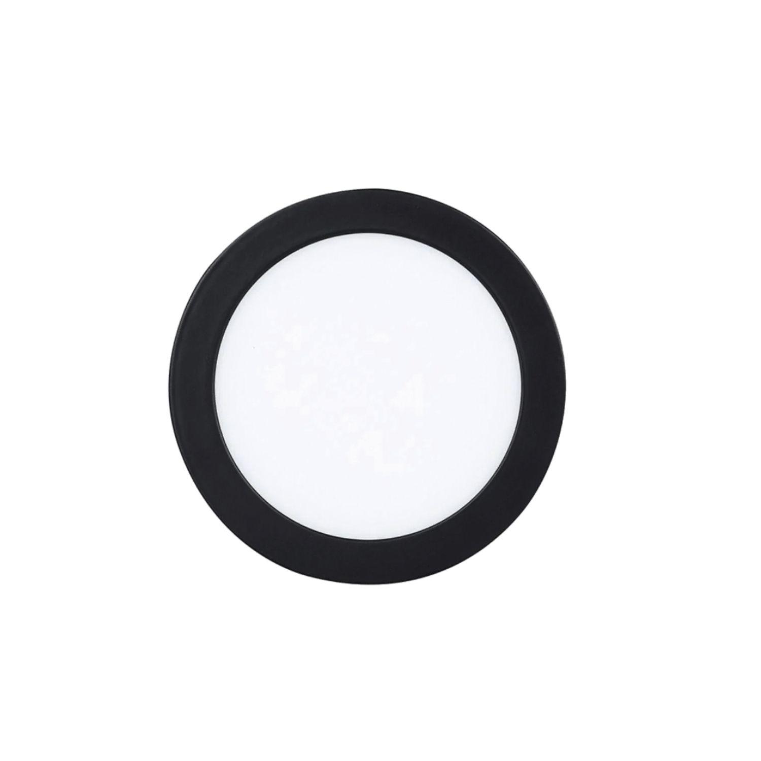 Panel Redondo LED Sobrepuesto Negro 6W Luz Neutra-2