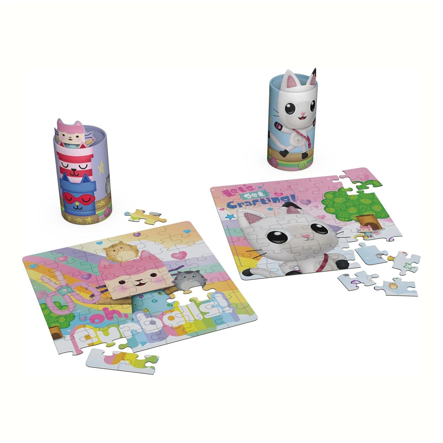 Dúo de Puzzles Tubos 2x48 piezzas - Gabby´s Dollhouse-2