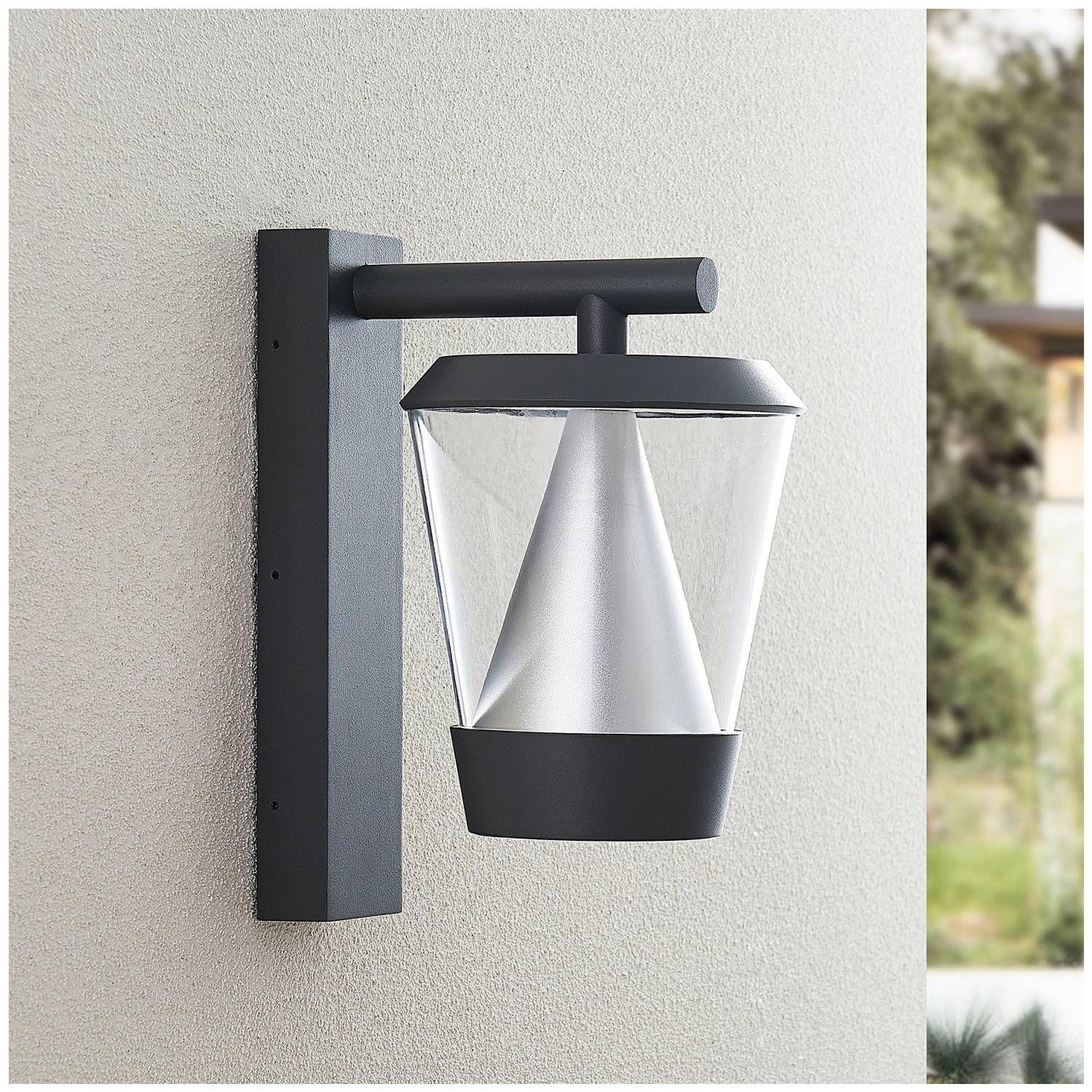 Apliqué LED Farol Cónico Negro 16W Luz Cálida-5