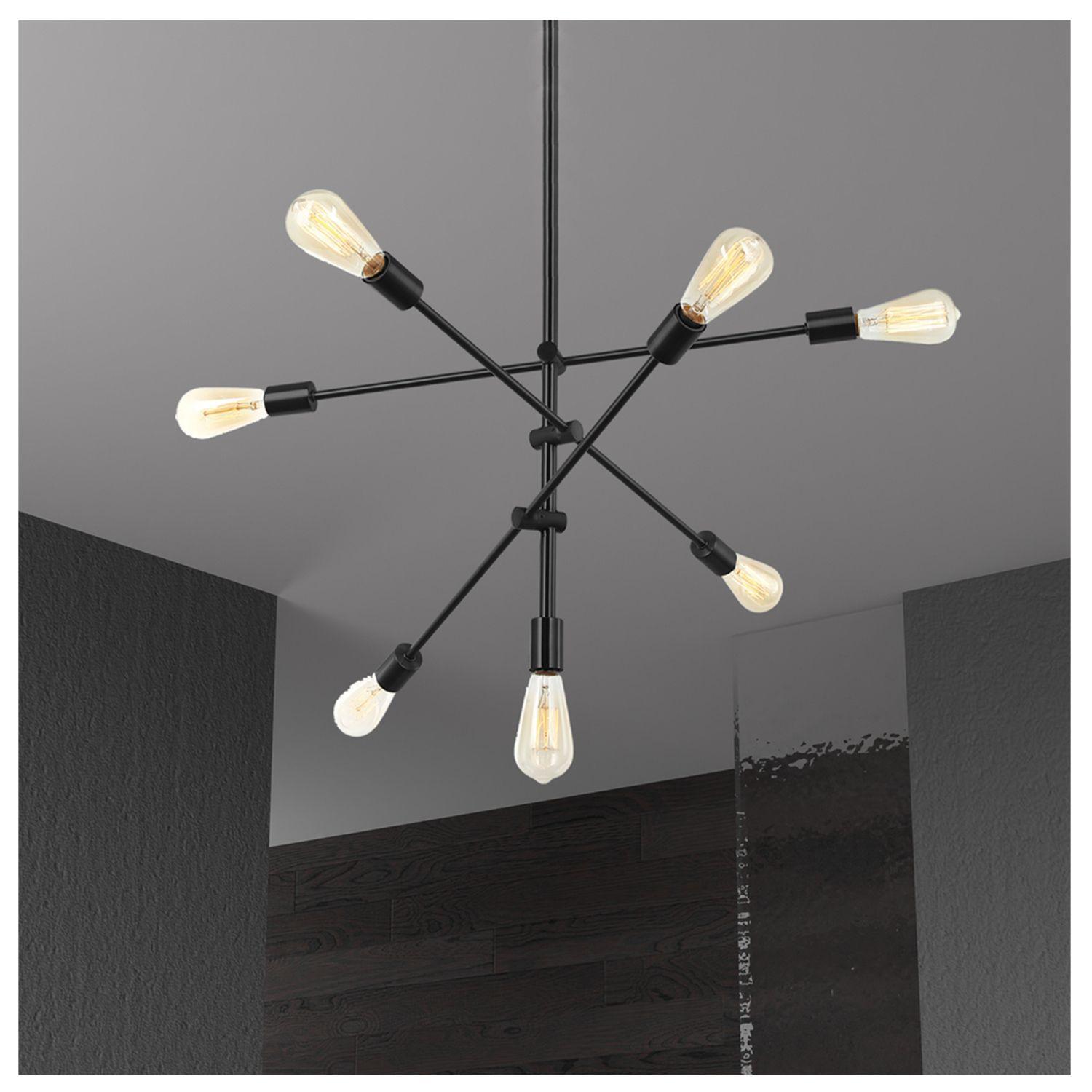 Lámpara Colgante 7xE-27 Diseño Orbit Incluye Ampolleta Cálida-2