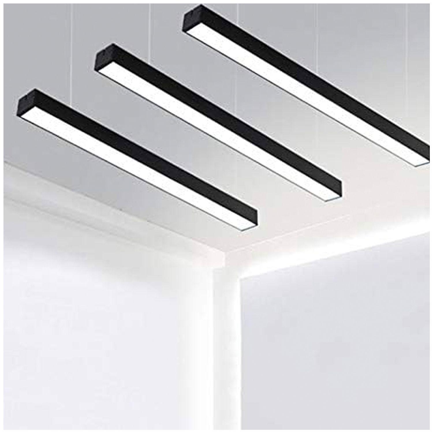 Luminaria Lineal ECO Conectable 5070 40W Negro 120cm Luz Cálida-3