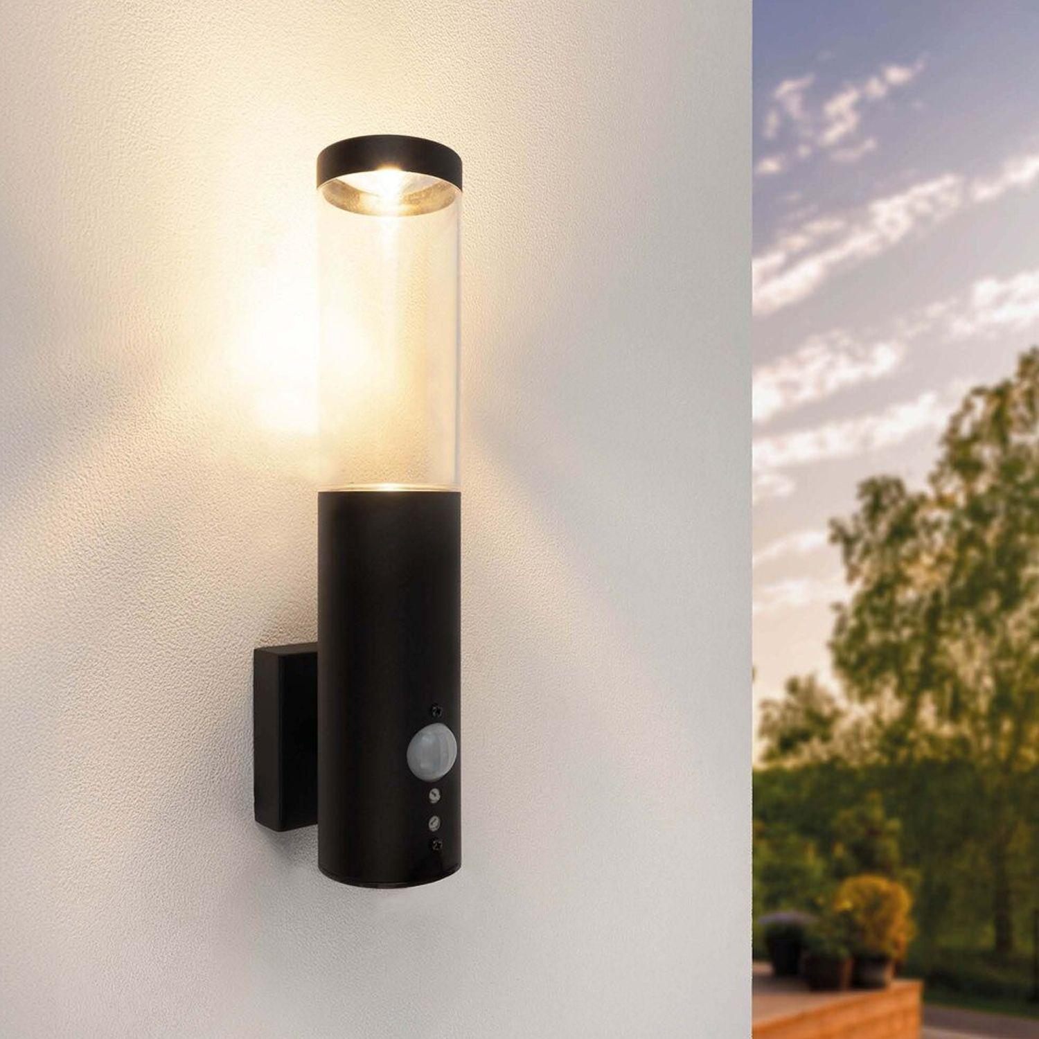 Apliqué LED Inoxidable Porta GU-10 Con Sensor-4