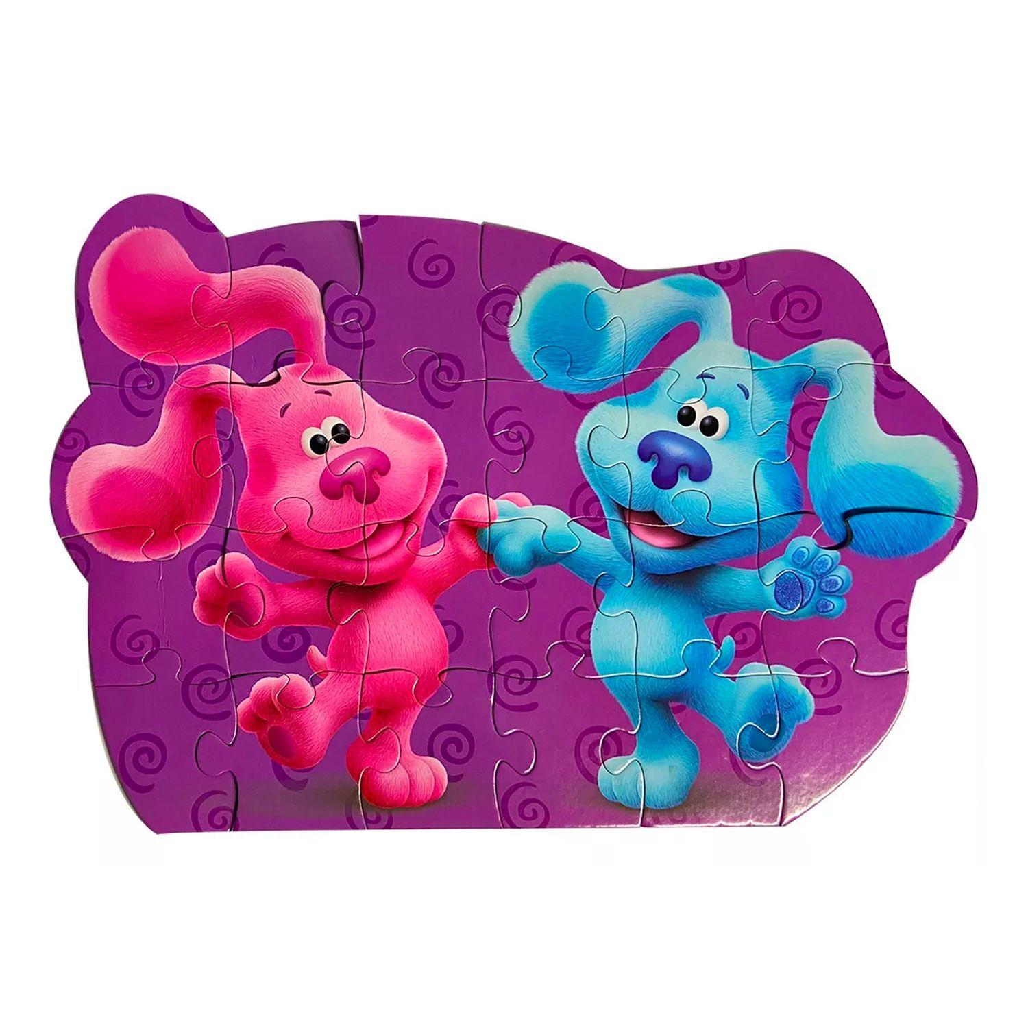 Set 5 Rompecabezas Con de Forma Las Pistas de Blue-4