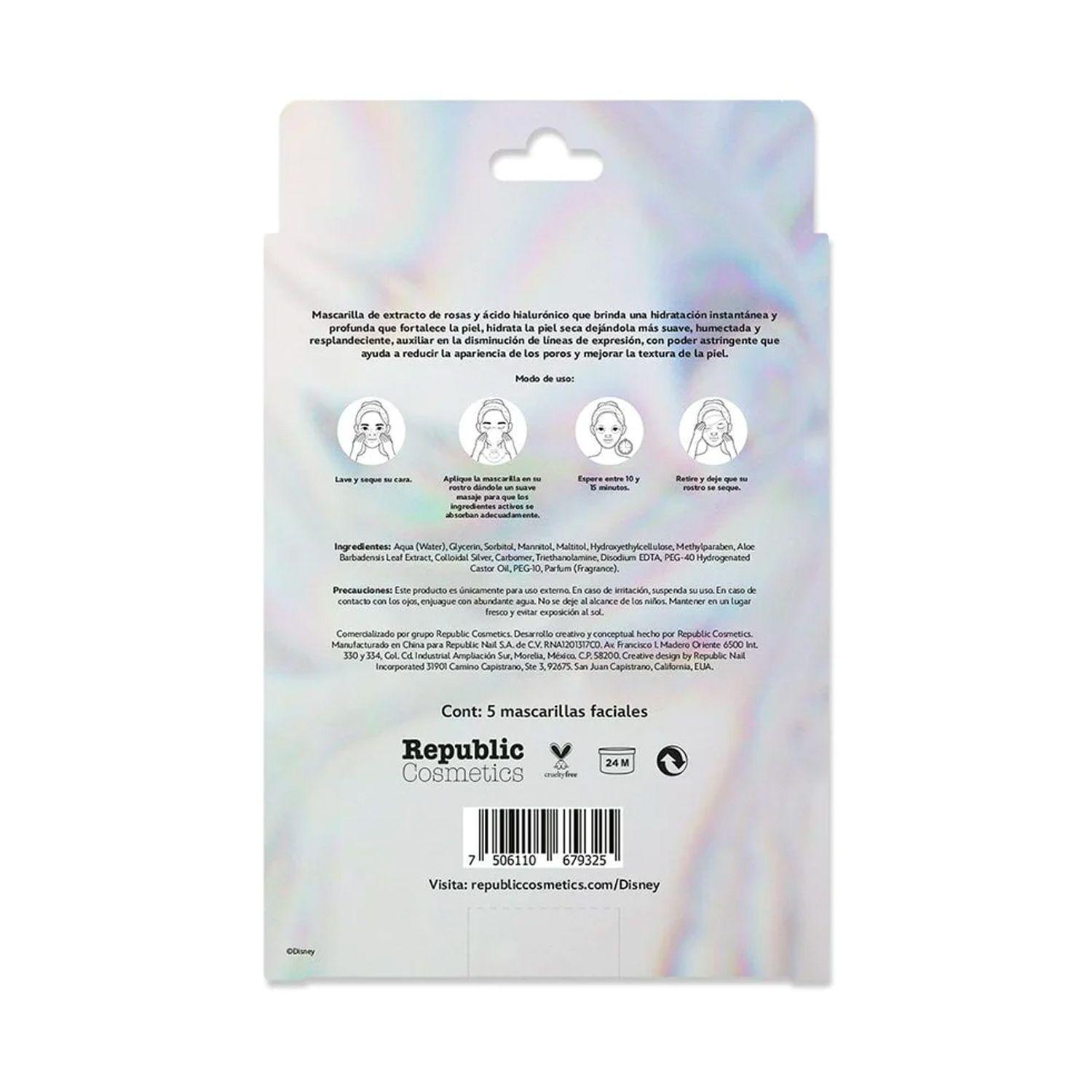 Set de 5 Mascarillas Faciales "Moana" -  Edición 100 años Disney-2