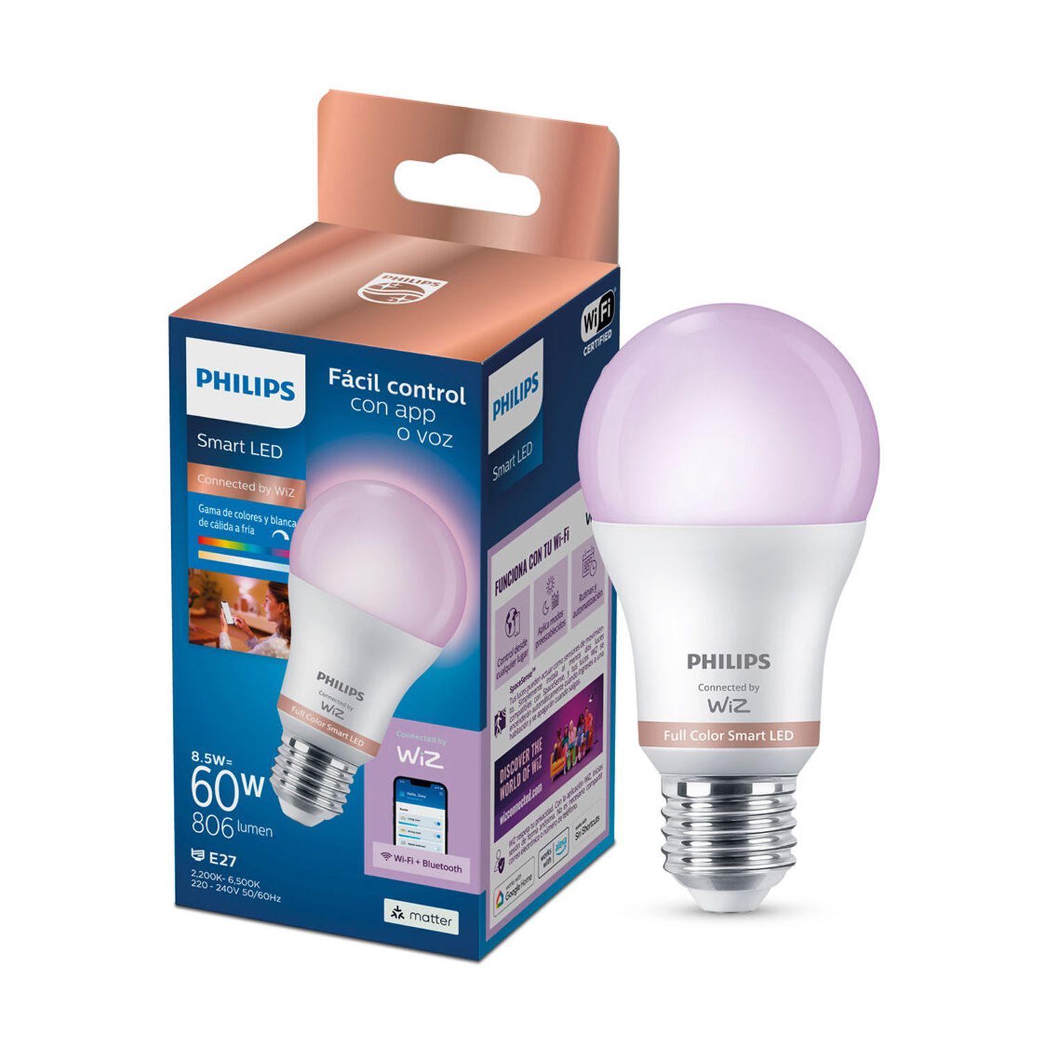 Ampolleta Inteligente "Full Color Smart LED" 8.5W E27 Philips-0