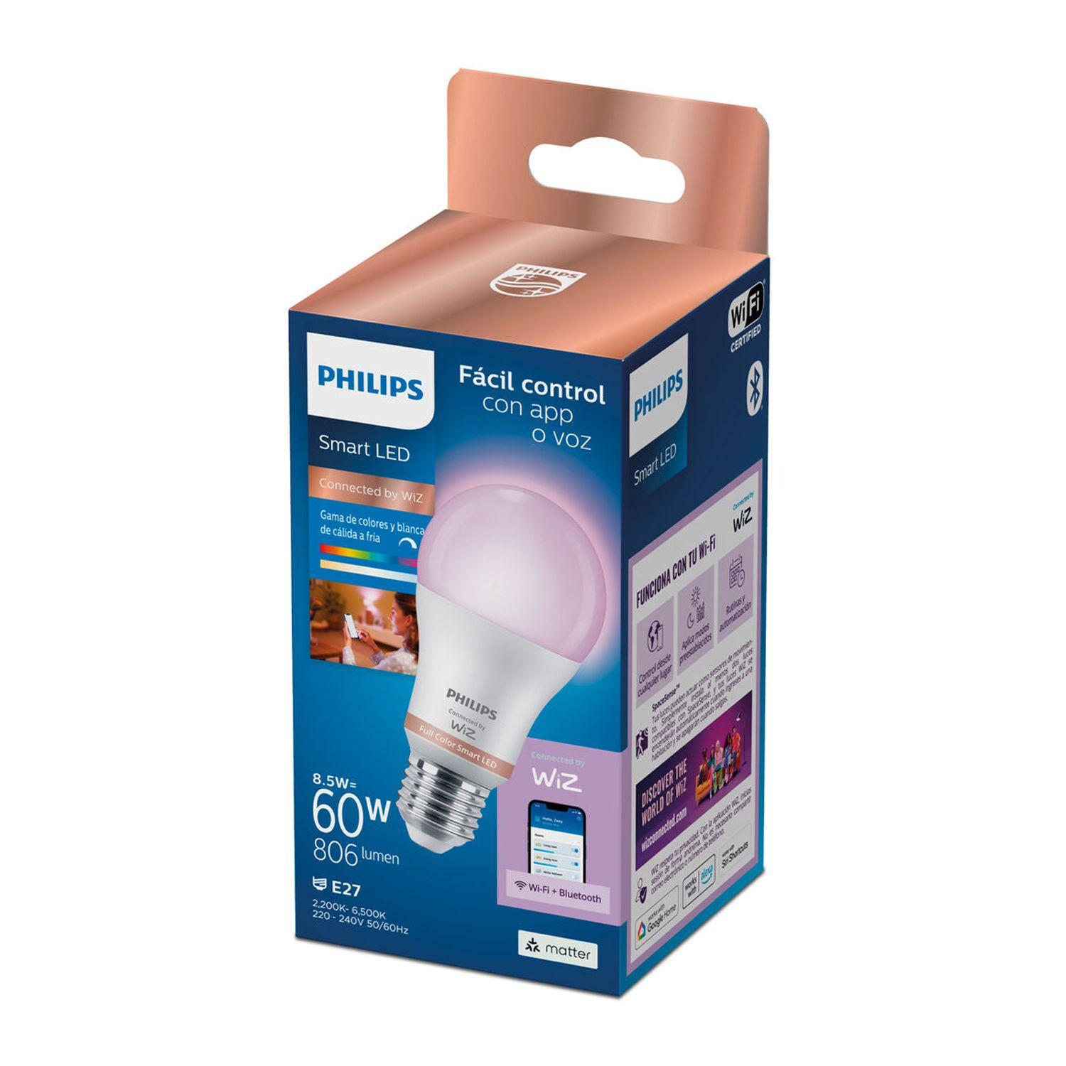 Ampolleta Inteligente "Full Color Smart LED" 8.5W E27 Philips-3