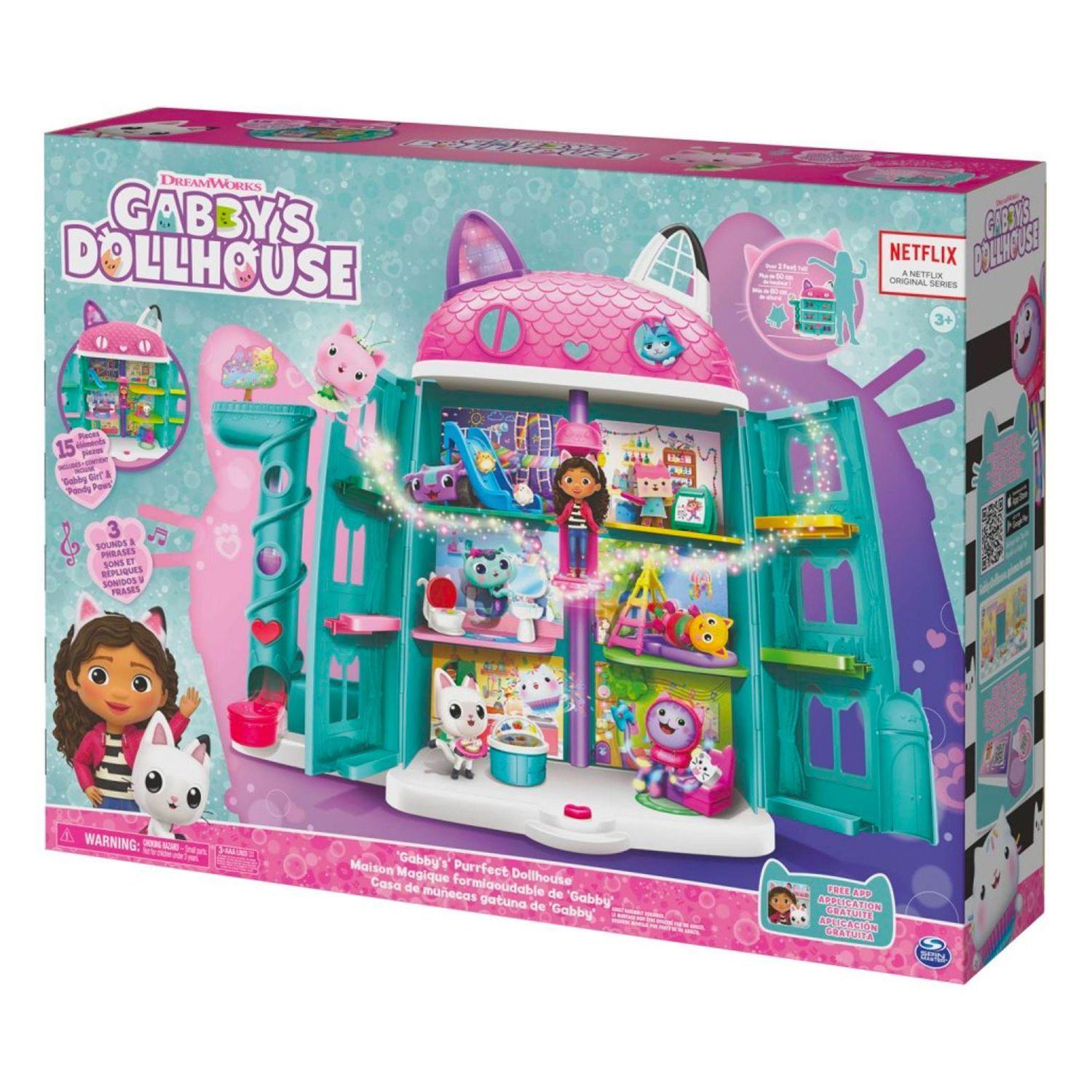Casa de Muñecas de Gabby Purrfect Dollhouse-5
