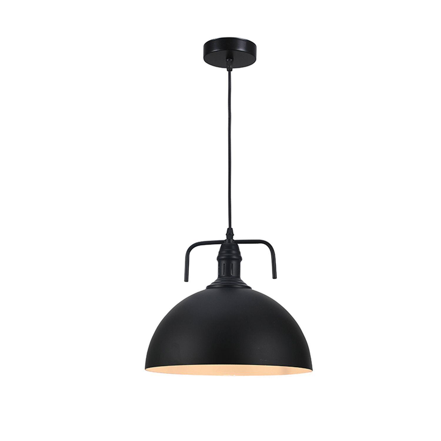 Lámpara LED Industrial Nórdica Negra Incluye Ampolleta -1
