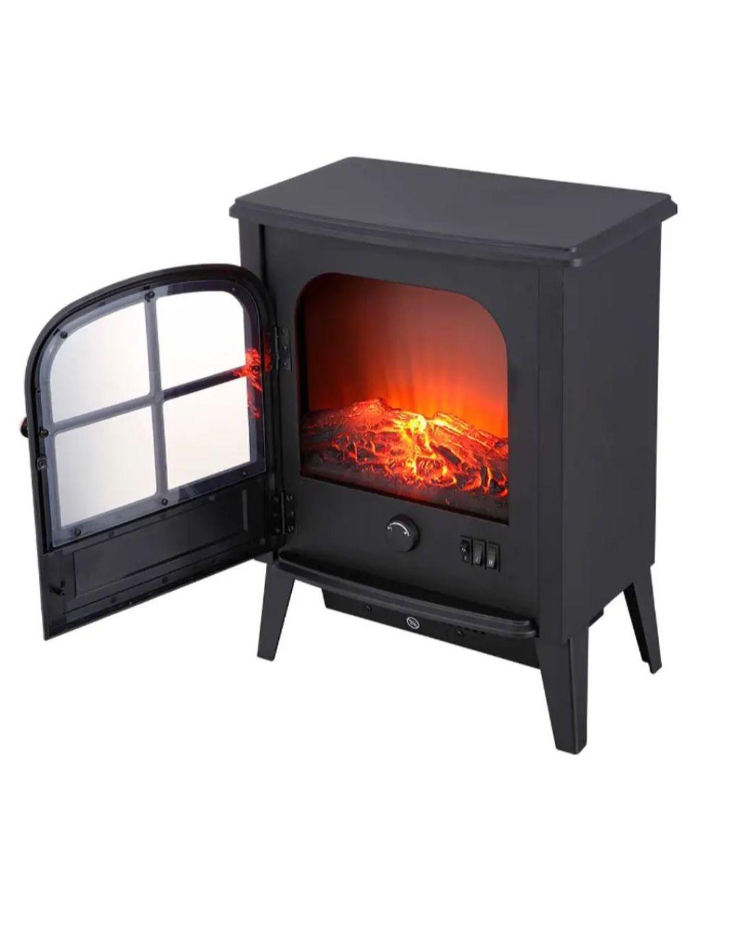 Chimenea Eléctrica Vintage Efecto Llama 3 D-2
