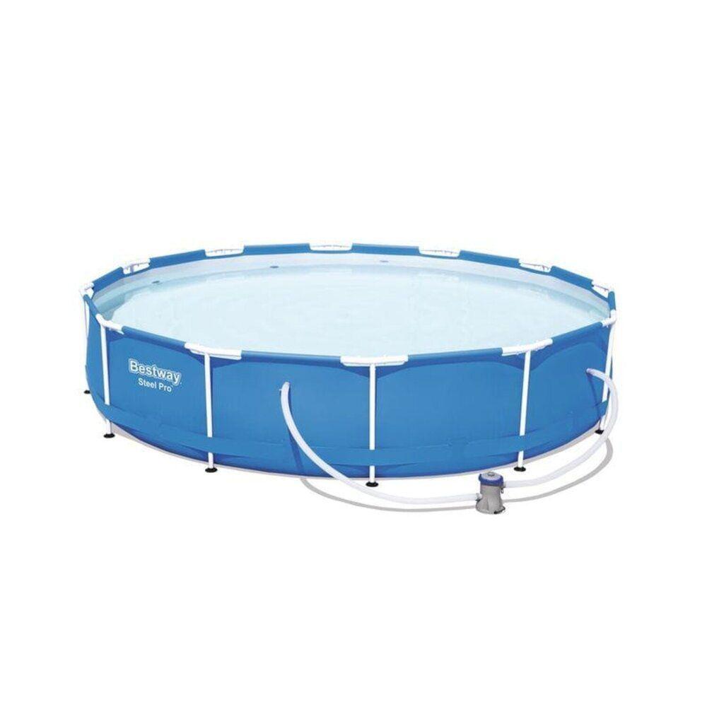 Piscina Estructural Bestway 305 x 76 cm Redonda con Bomba Filtro -1