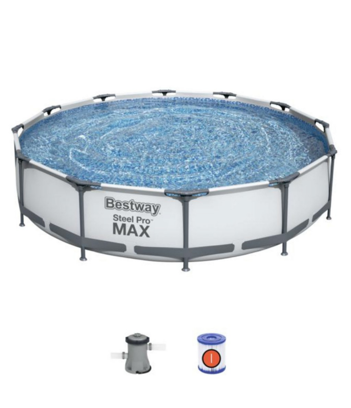 Piscina Estructural Bestway Redonda c/ Bomba 366x76 cm 6473L-0
