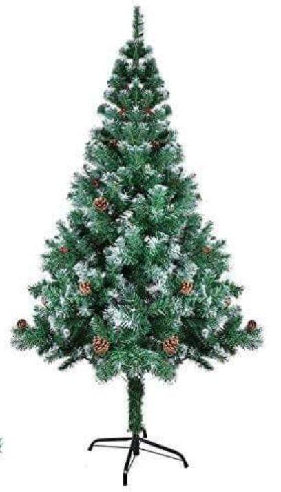 Arbol de Navidad Nevado 180cm  Modelo Bavaria-0