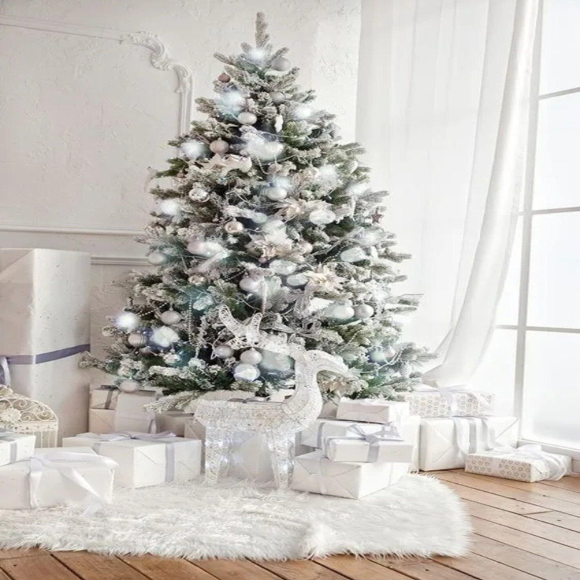 Arbol de Navidad Nevado 180cm  Modelo Bavaria-1