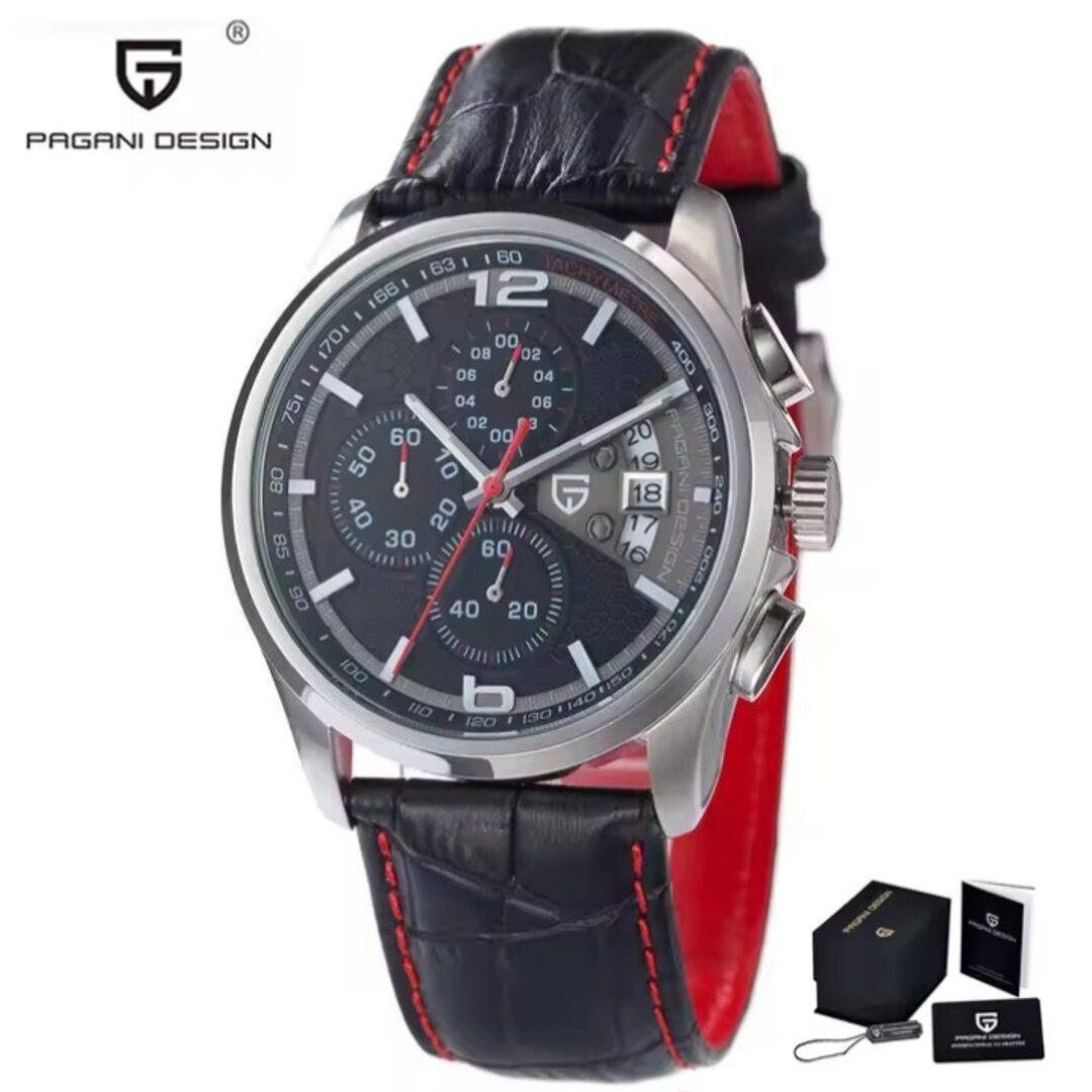 Reloj Pagani Cronografo Tornato Cuarzo Cristal De Zafiro-0