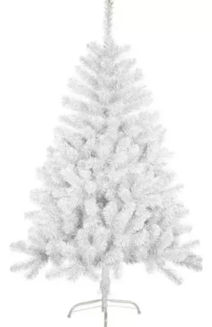 Arbol de Navidad 180 CM con Luces Led Colores Canadá Blanco-0