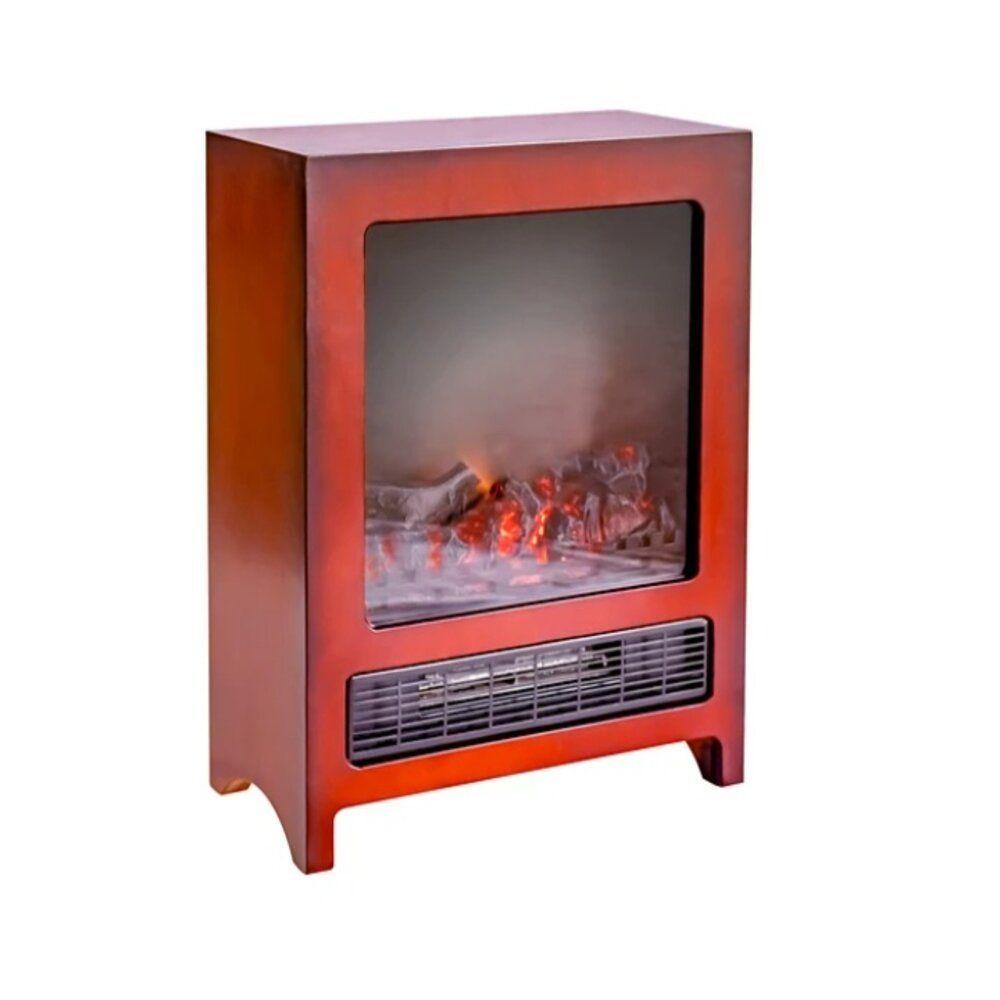Estufa  Eléctrica Vintage Madera Digital 1500 W C-1