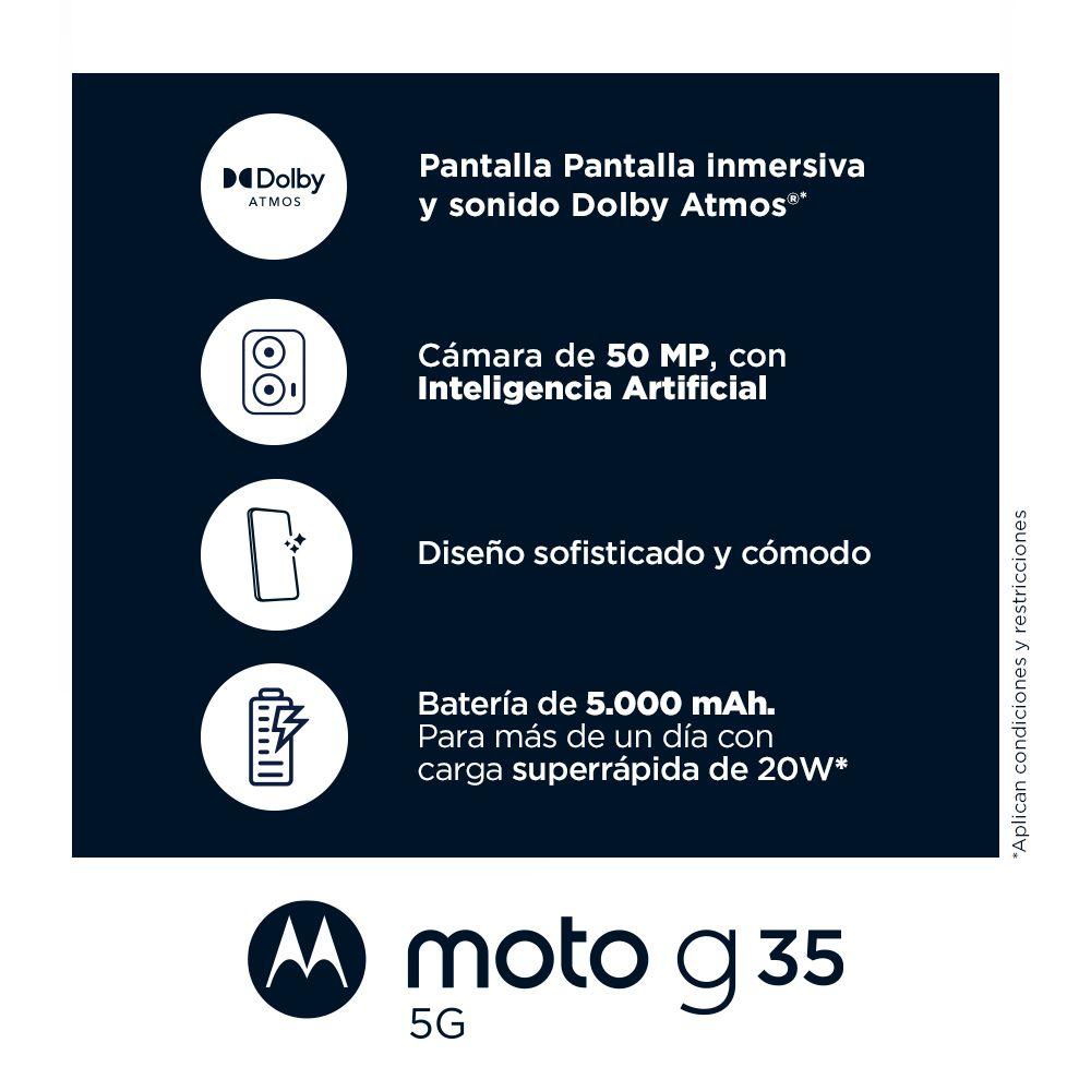 Moto G35 5G 4+256GB Gris-9