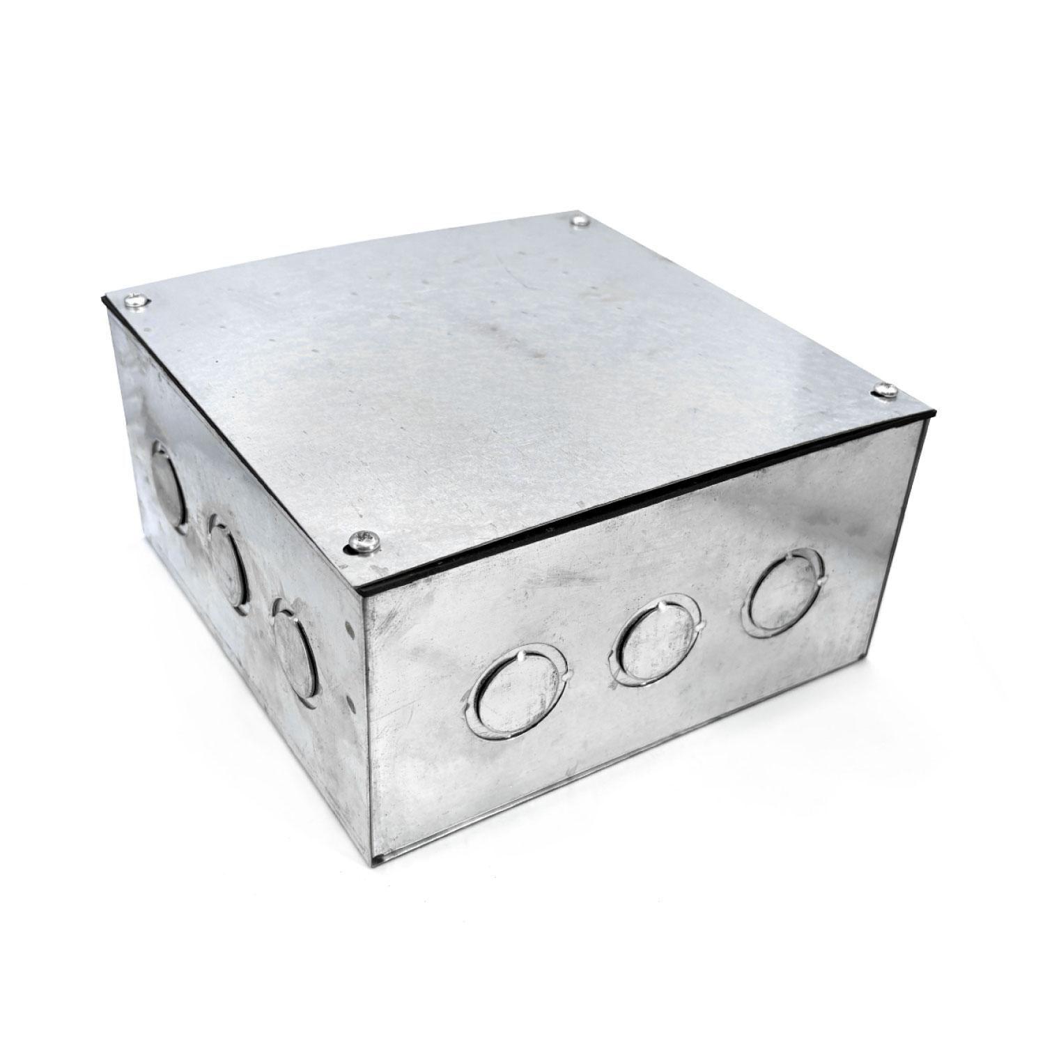 Caja Estanca Metálica Pre-galvanizada C/sello 200x200x100mm Galvanizada-0