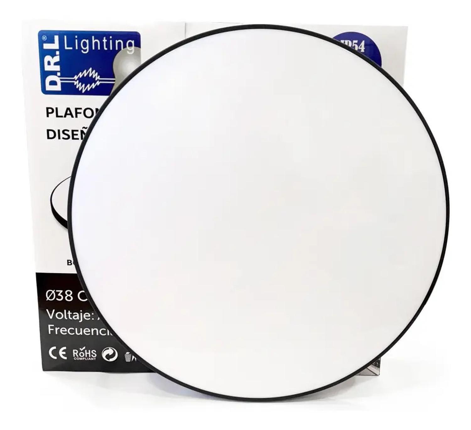 Foco Led Plafon Itd Redondo 36w Ip54 Baño Cocina Luz Blanca-4