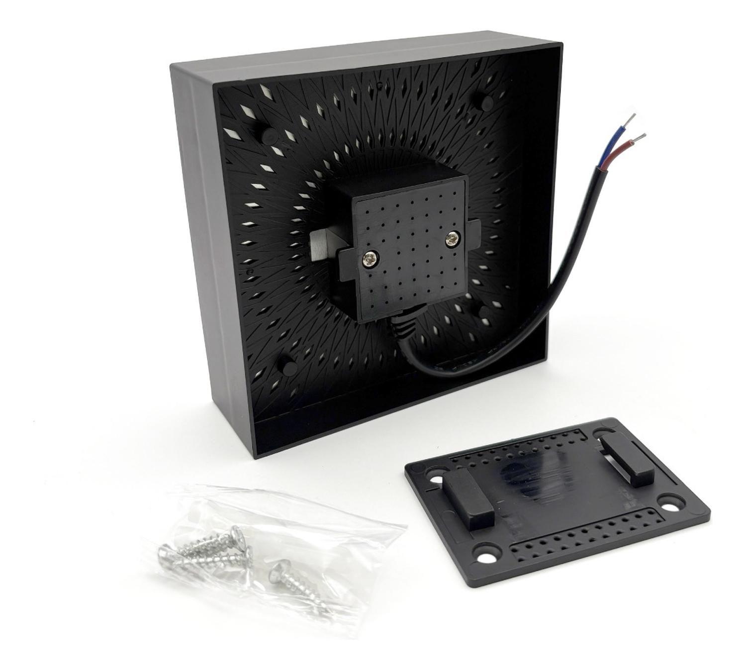 Foco Plafon Panel Led Cuadrado Sobrepuest Itd Deco 12w 6000k-3