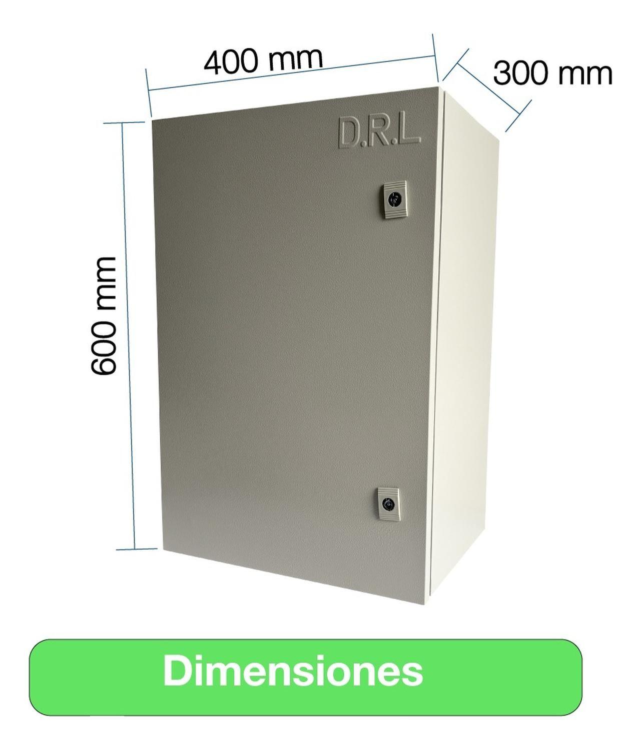 Tablero Eléctrico Gabinete Metálico Drl 600x400x300mm Ip65-2