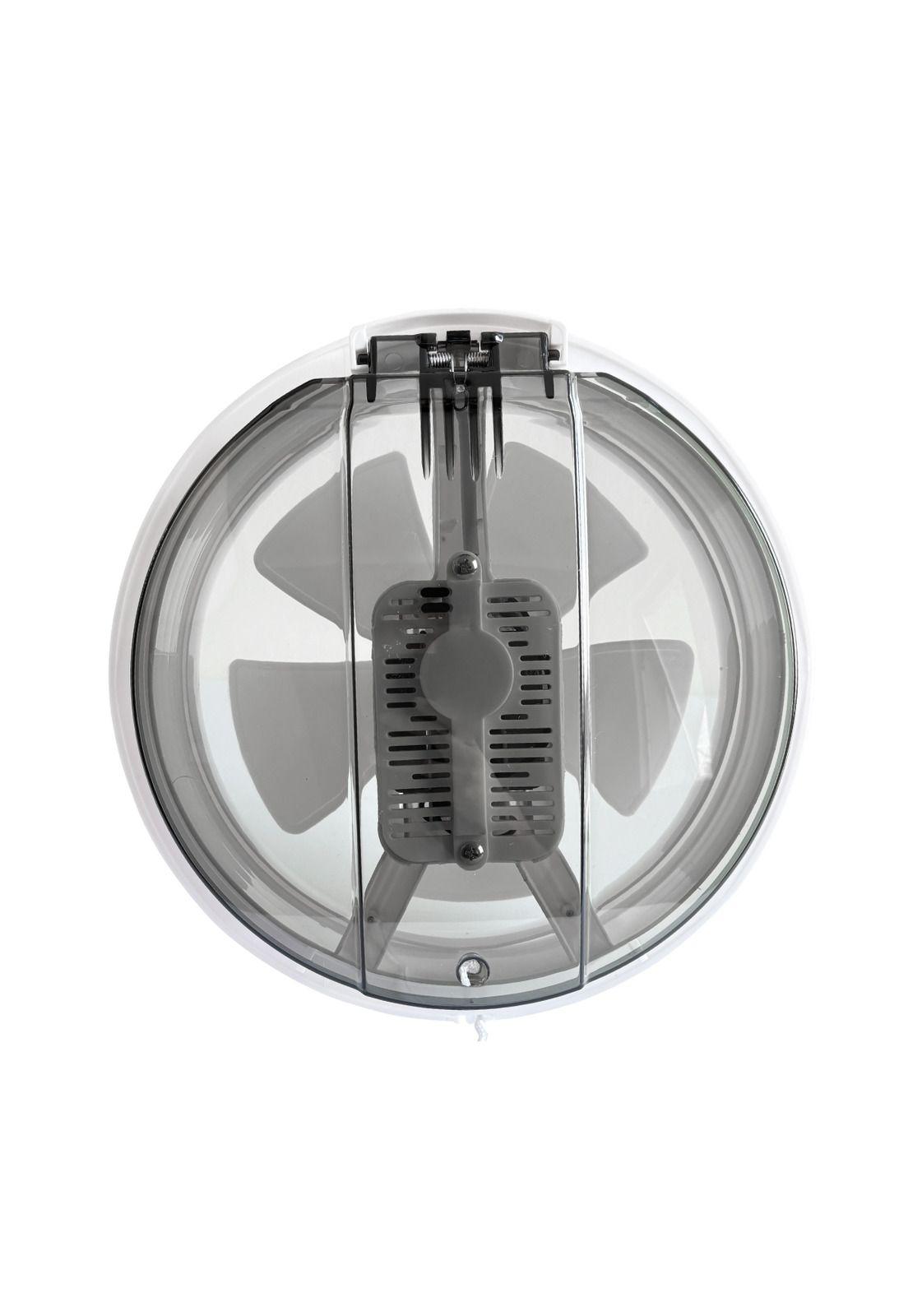 Extractor De Aire 8 Pulgadas Drl Redondo Baño Cocina Sec Blanco-4