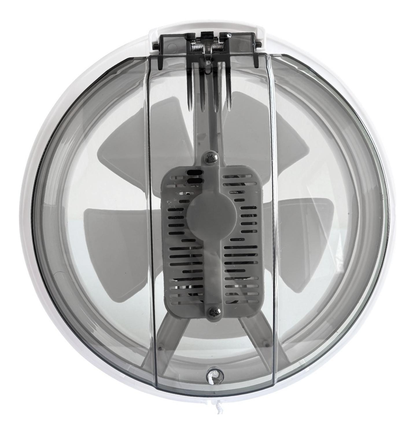 Extractor De Aire 8 Pulgadas Drl Redondo Baño Cocina Sec Blanco-3